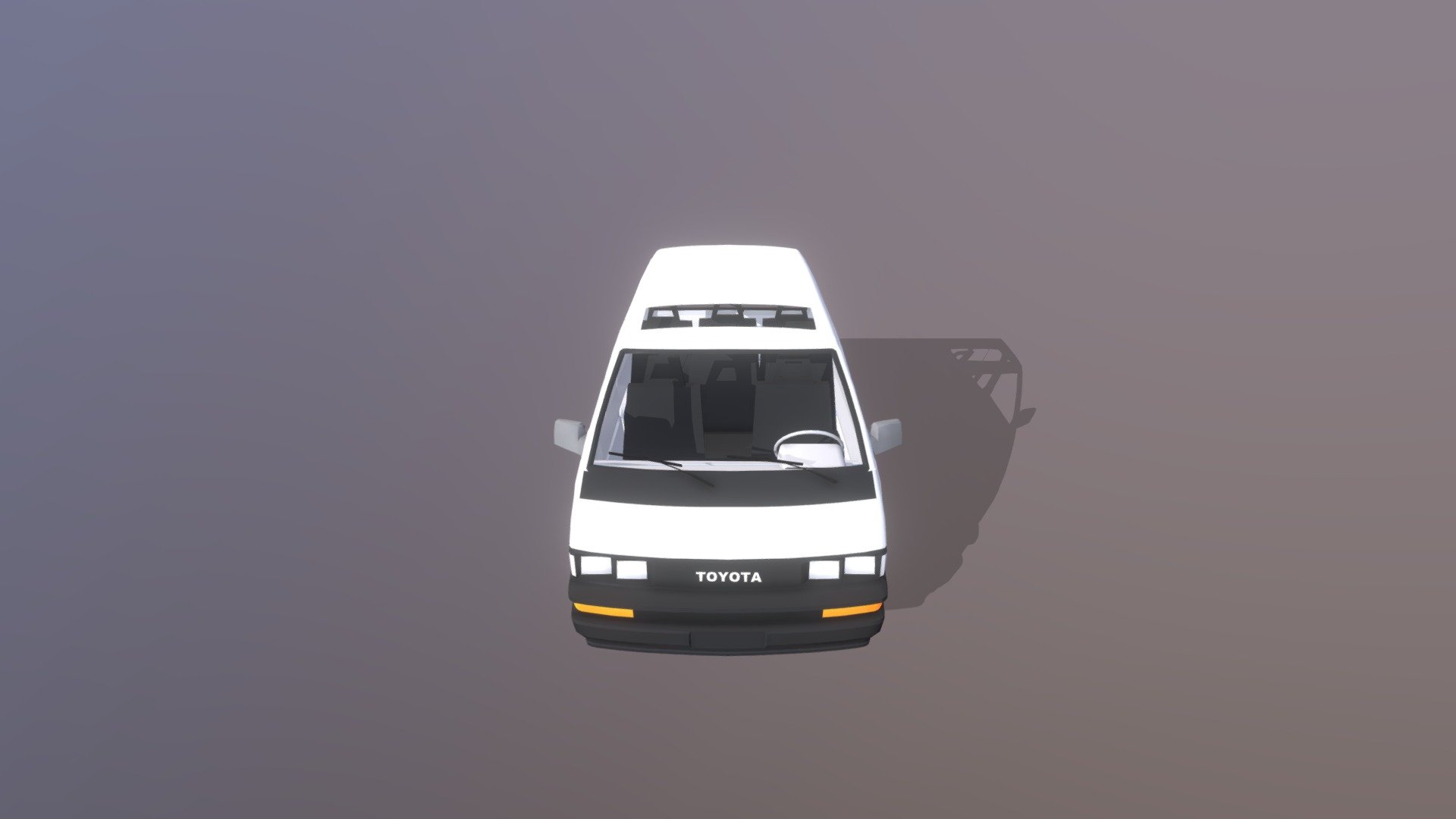 Toyota Van 3d model