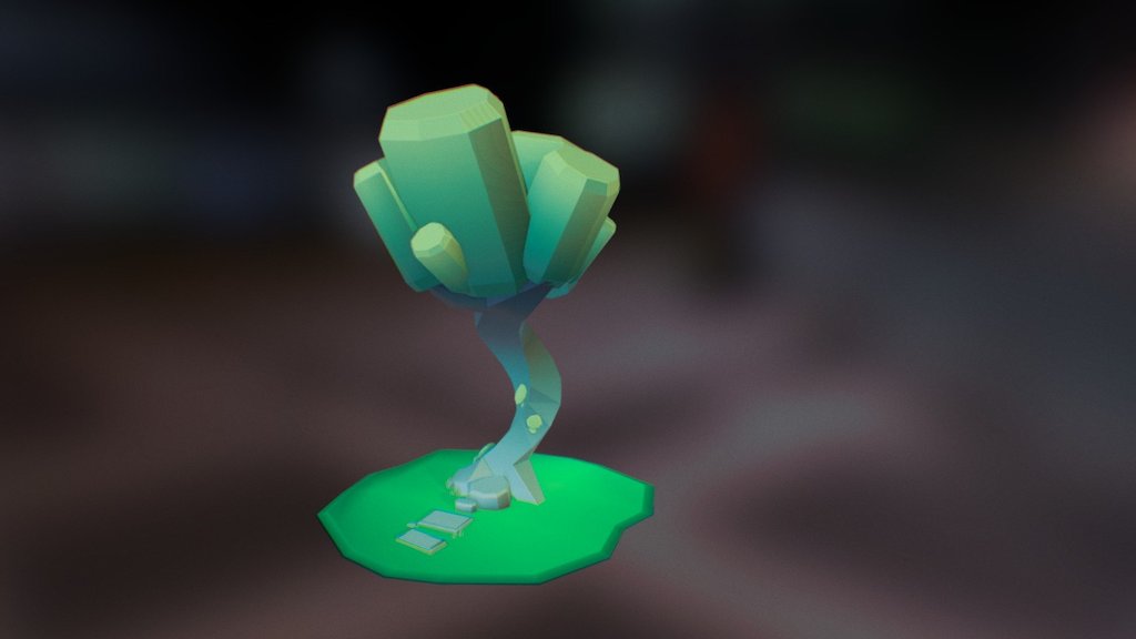 fantasy tree 3d model