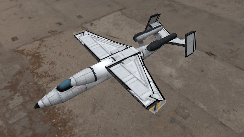 Heinkel He 162B "Volksjäger" Dual Pulsejet 3d model