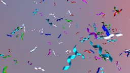 CONFETTI COLOR RAINBOW