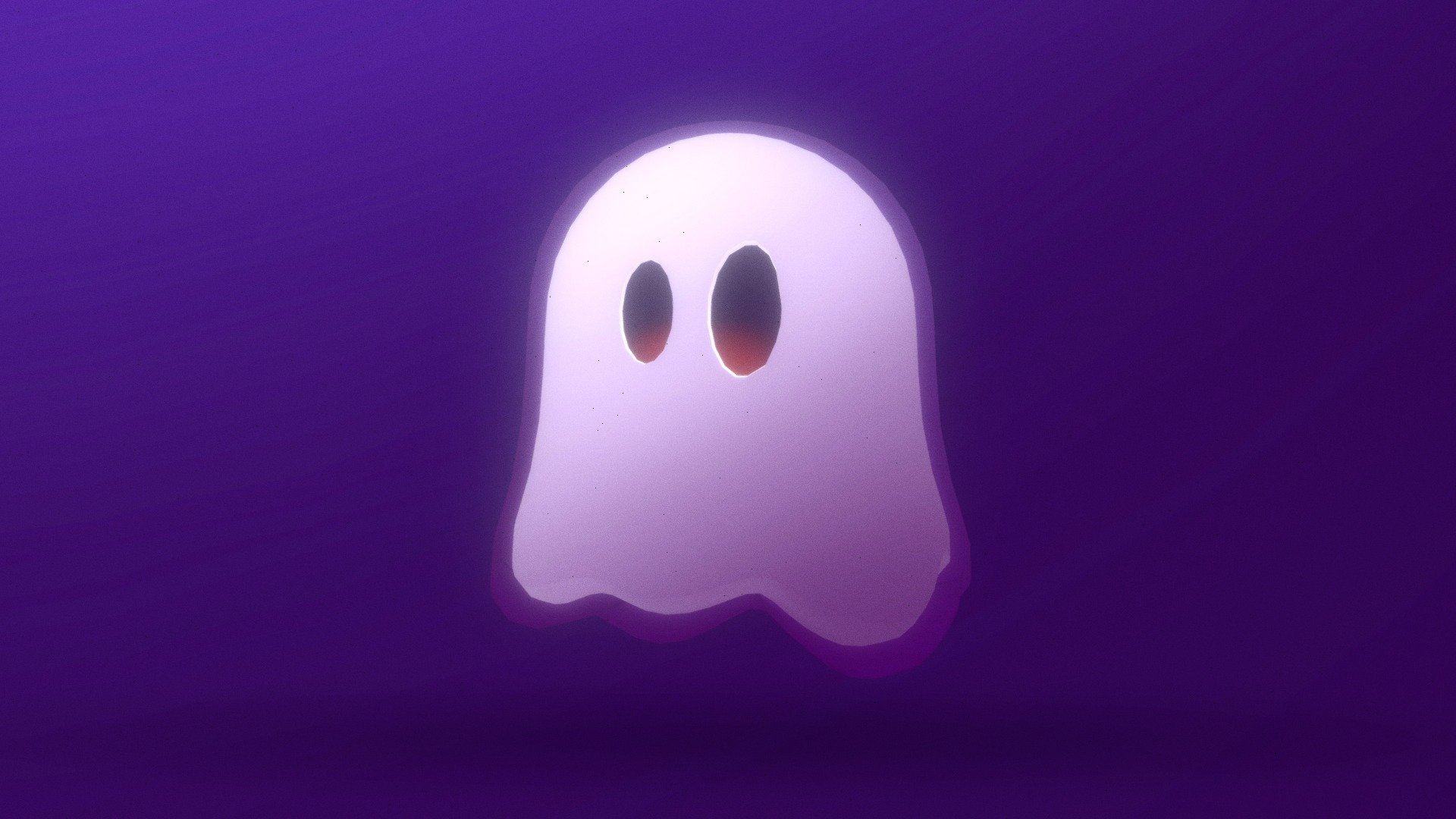 Cute Ghost Halloween 3d model