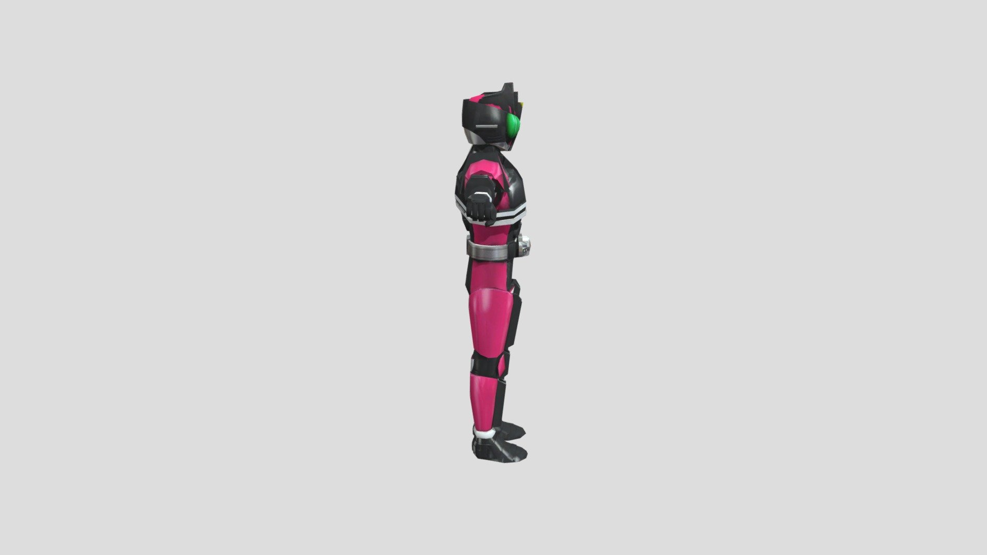 Kamen rider Decade Base Form 3d model