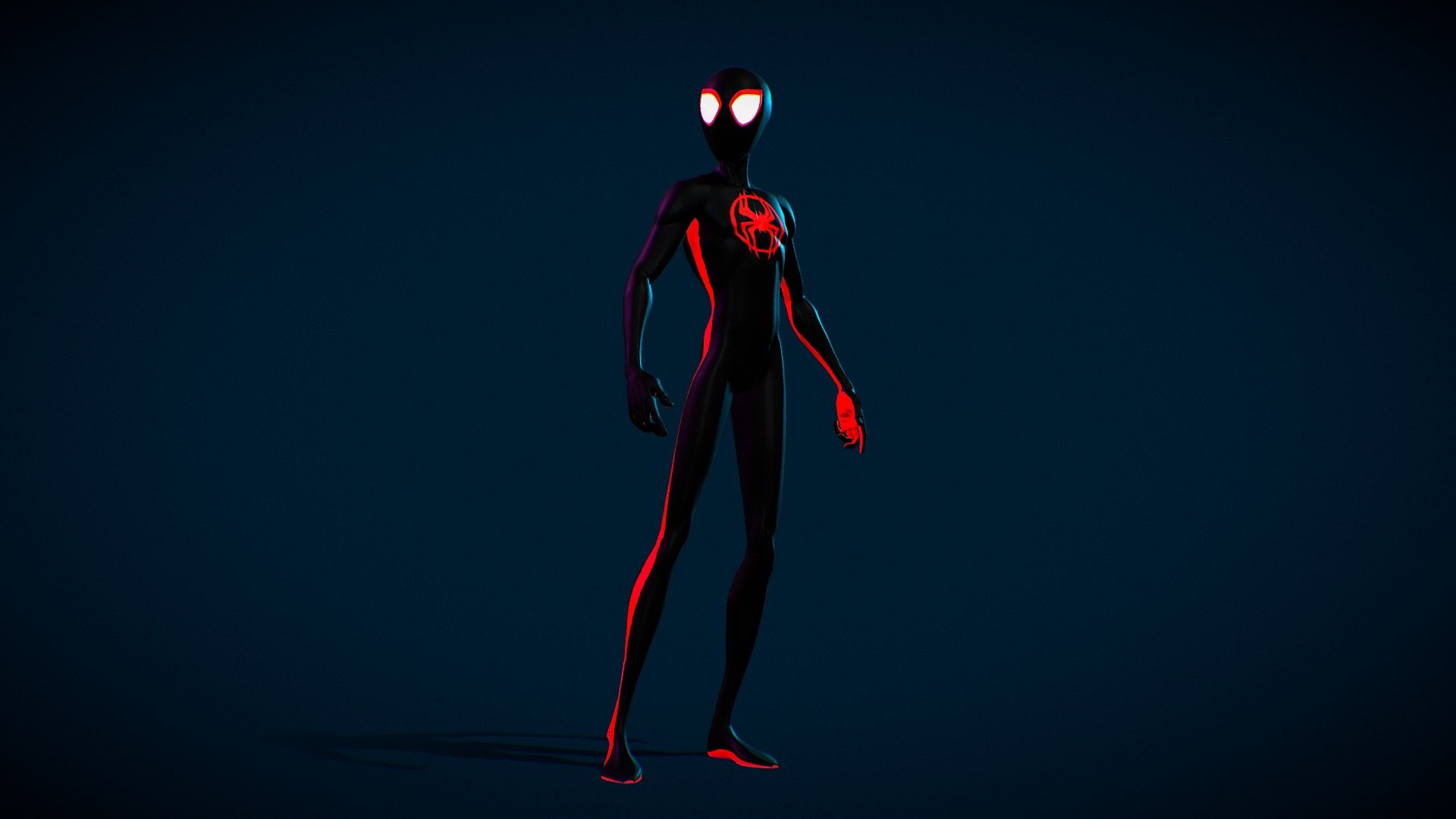 Miles Morales Across The Spider Verse 3d model