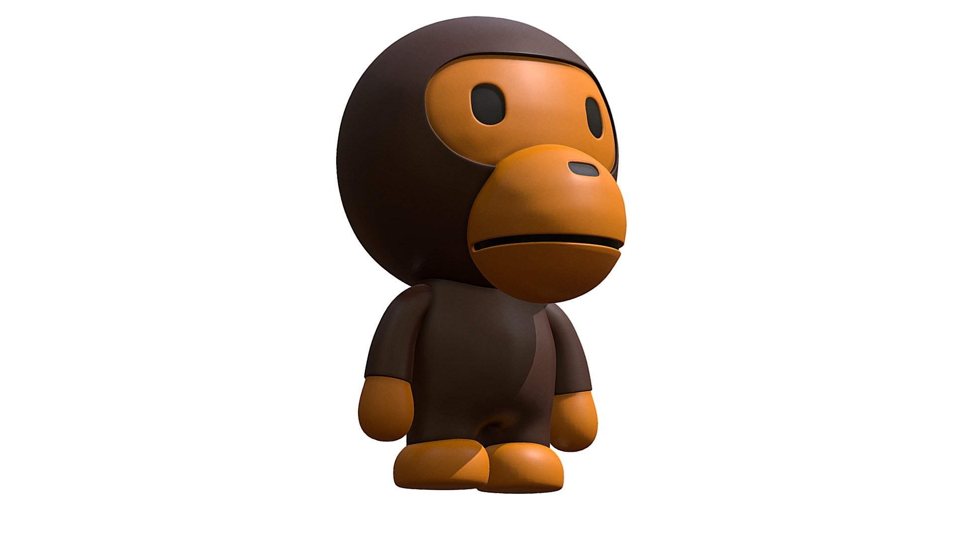 Bape Milo Fan Art 3d model