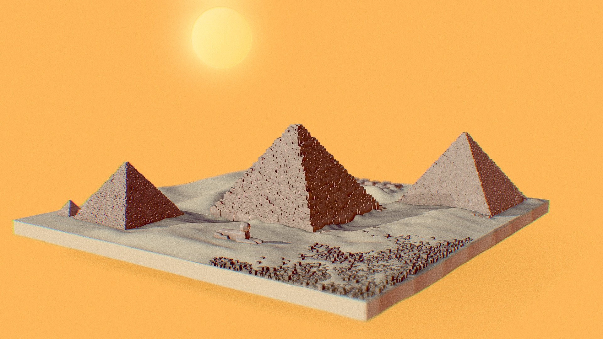 GIZA 3d model