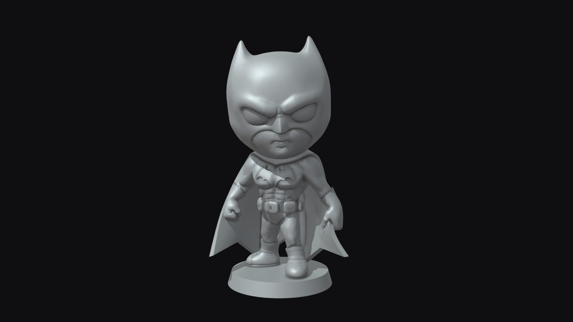 🦇 CHIBI BATMAN STL 🦇 3d model