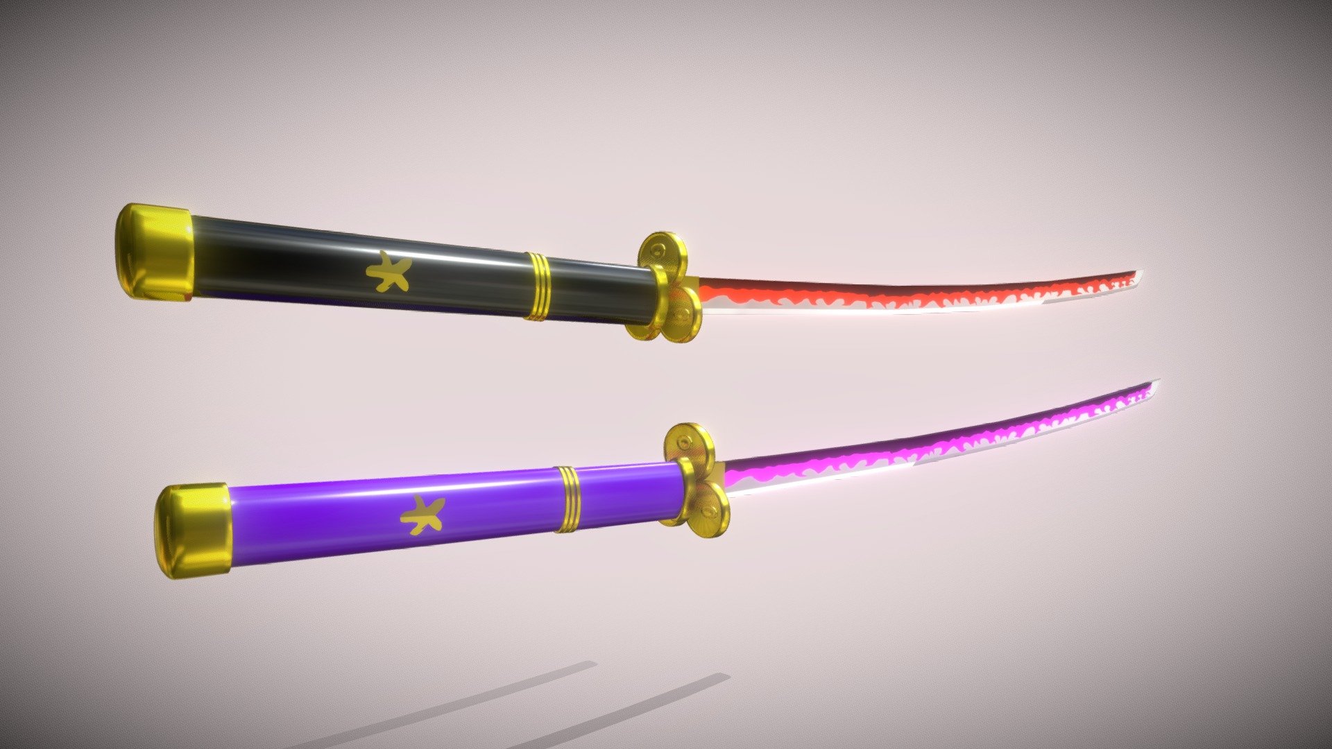 Zoro katana enma 3d model