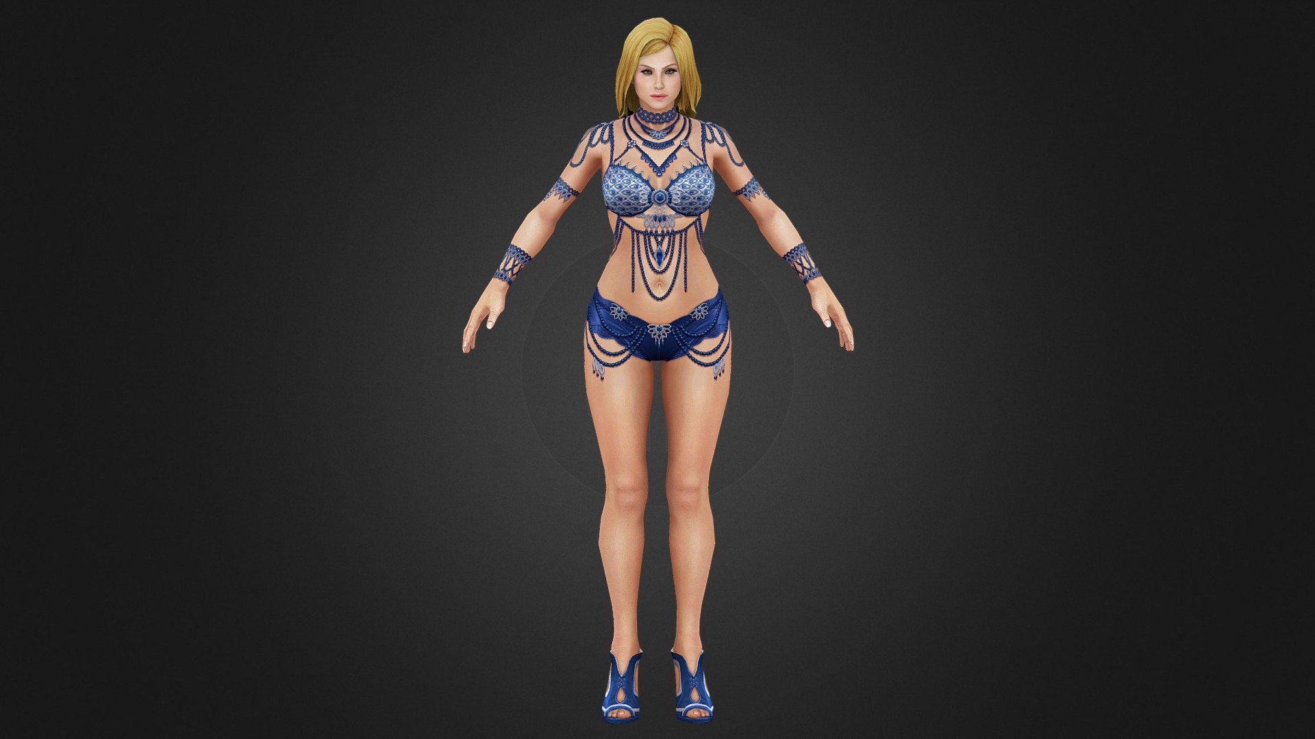 Ceyda Swimsuit 3d model