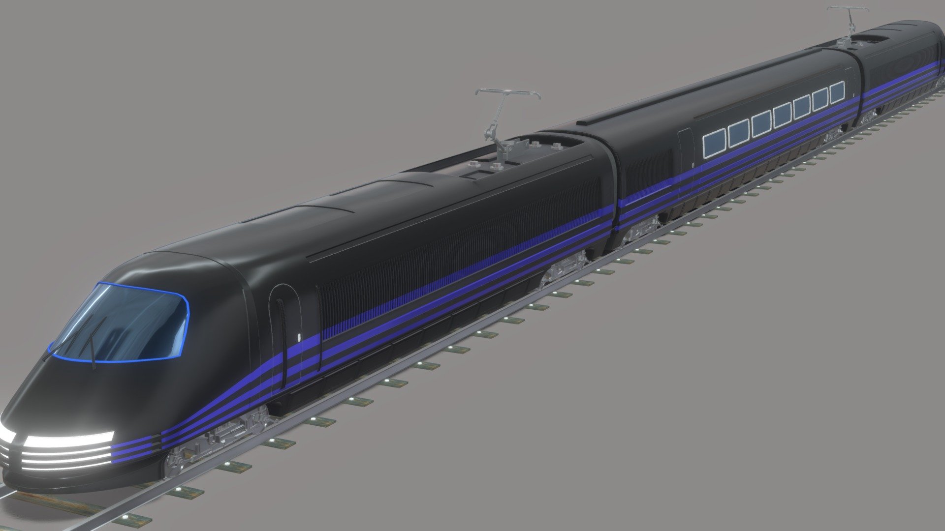 3d_train_02 3d model