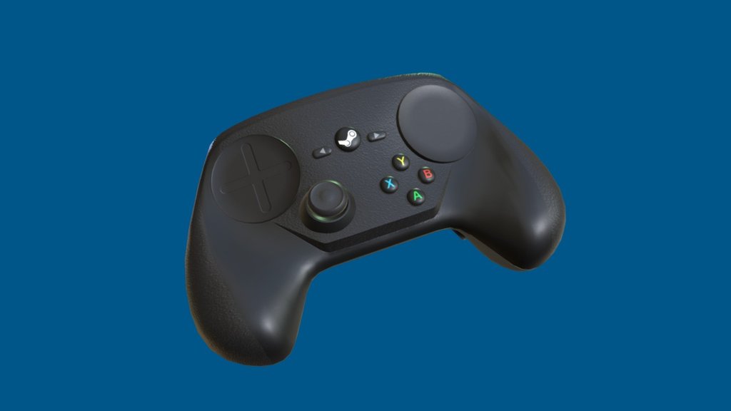 Steam Controller 3d model