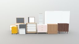 Cabinet Pack | Blender-UE5-C4D-3DS-max | 7