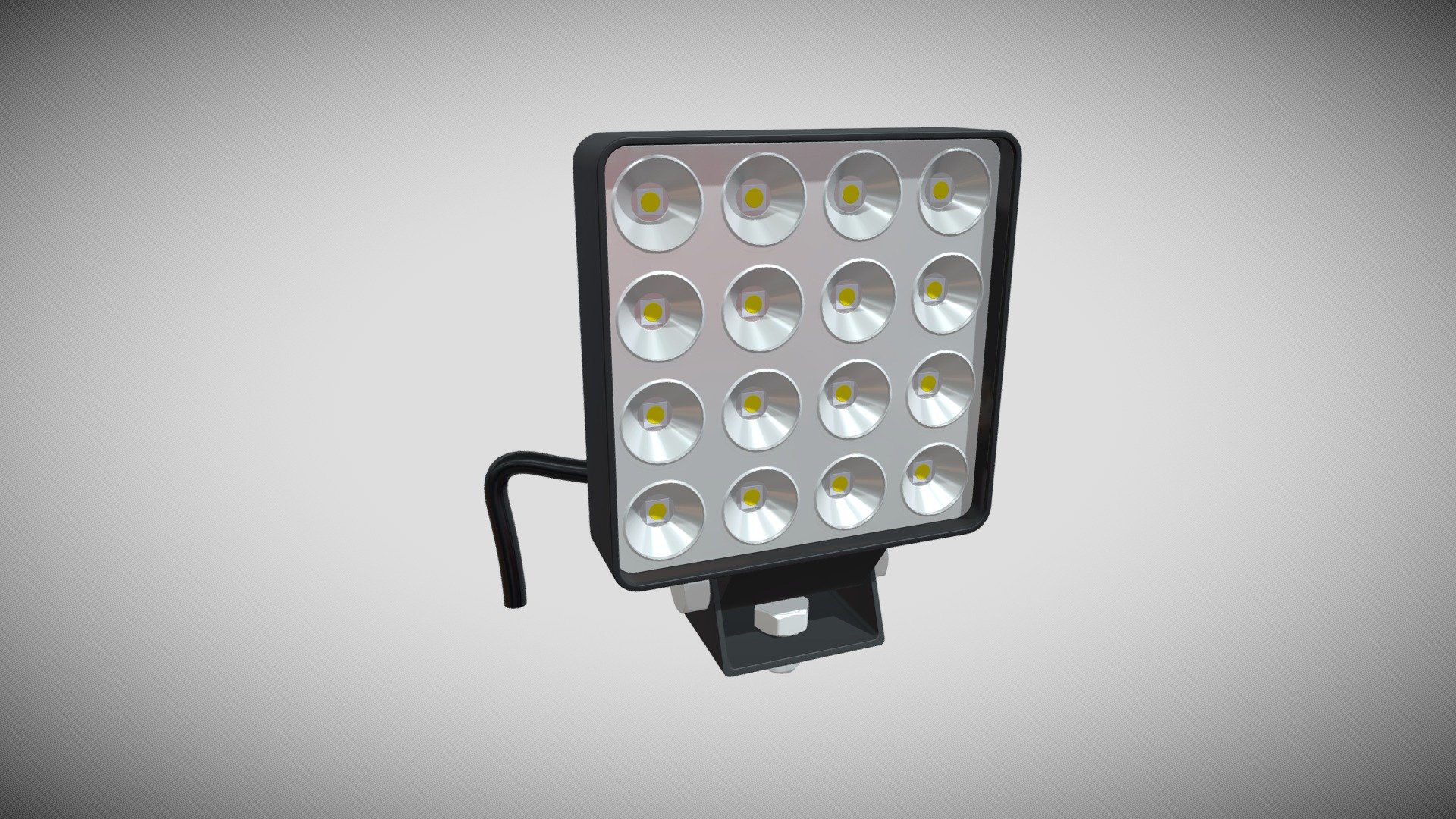 Small LED Light Bar 3d model