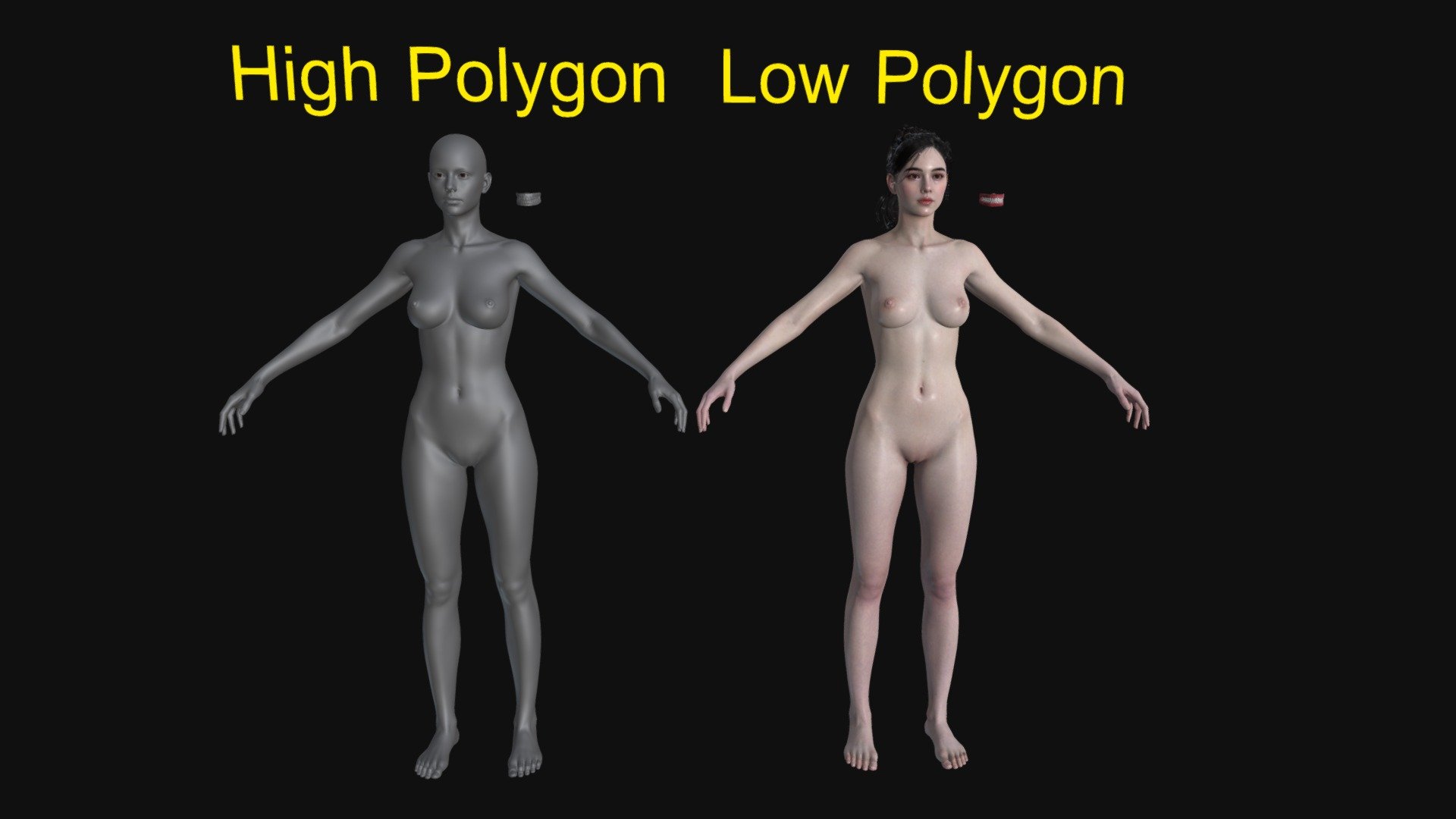 Female Base Body 3d model