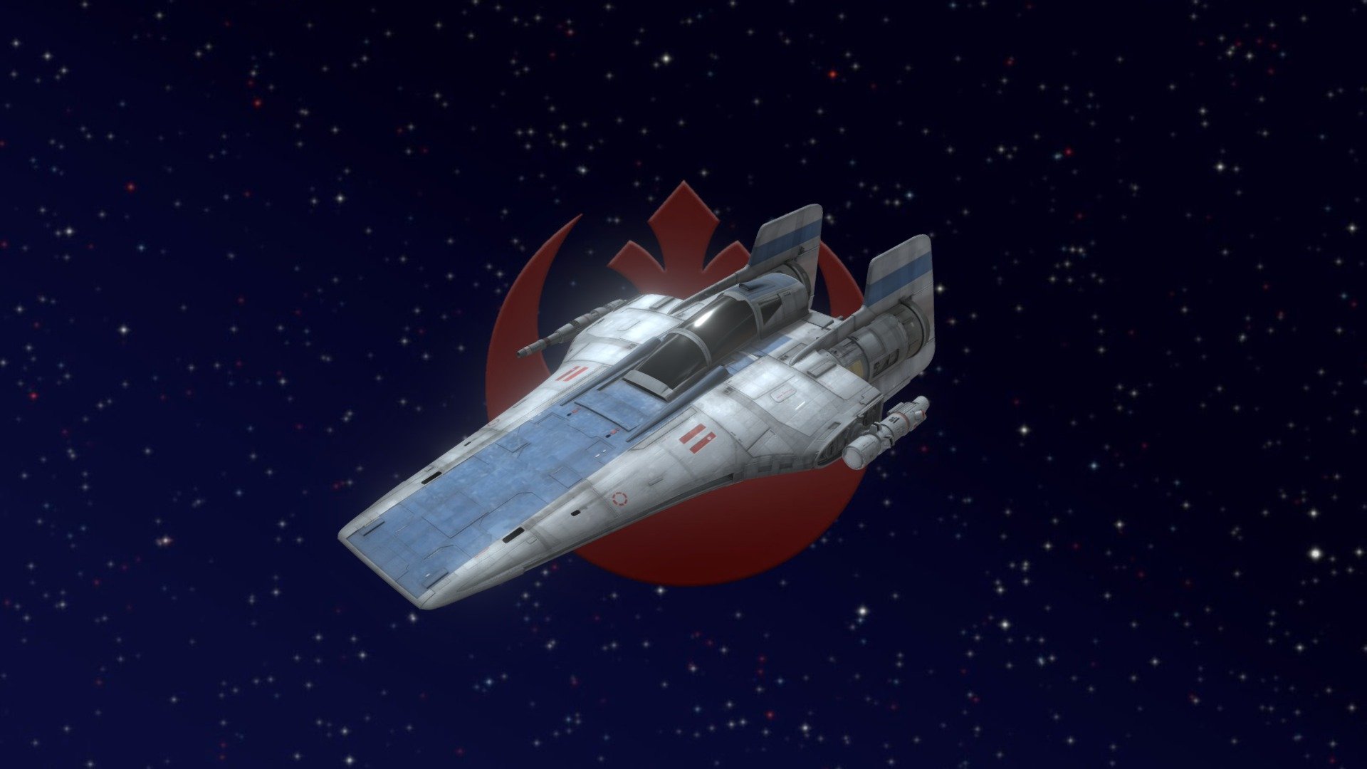 R-22 Spearhead (McQuarrie Inspired A-Wing) 3d model