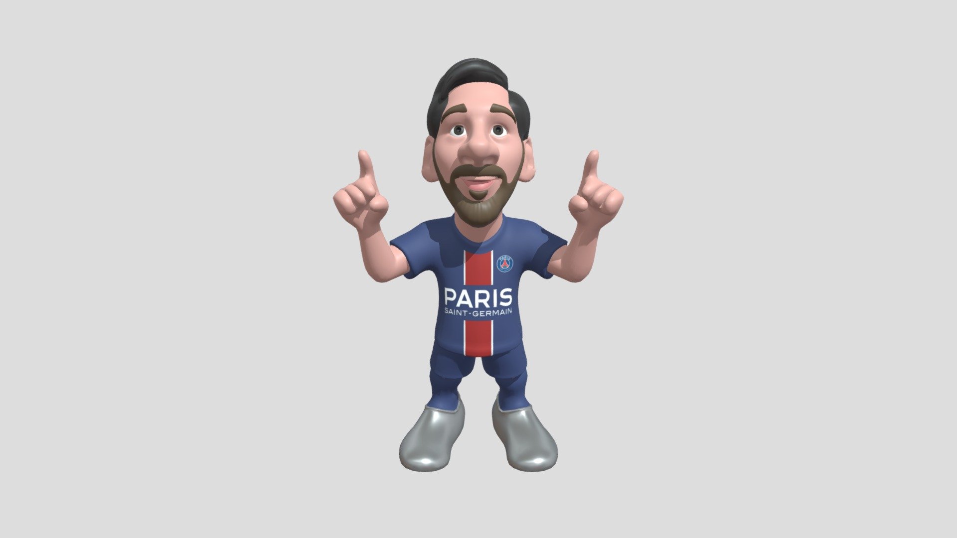 MESSI 3d model