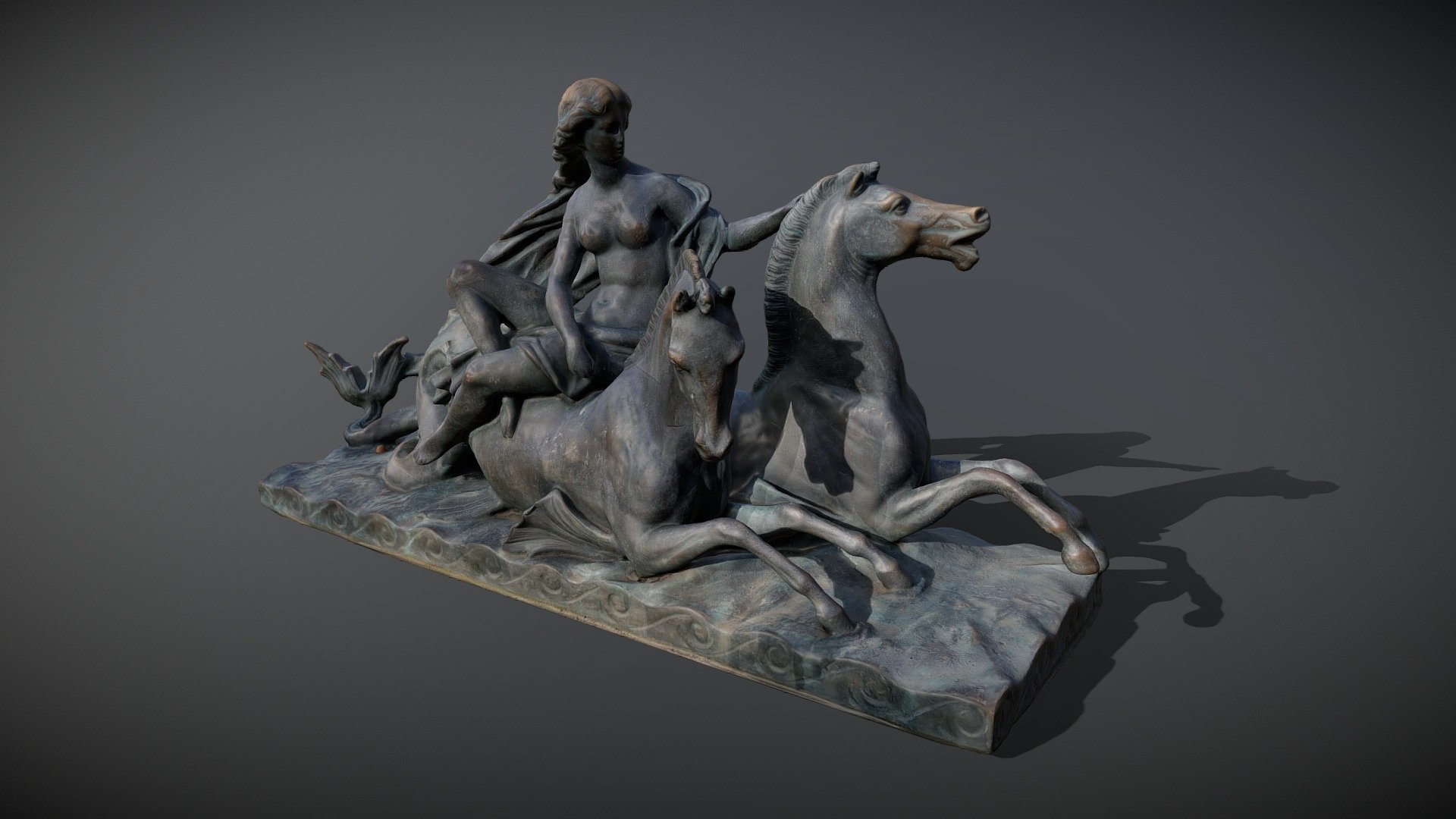 bronze sculpture 3d model