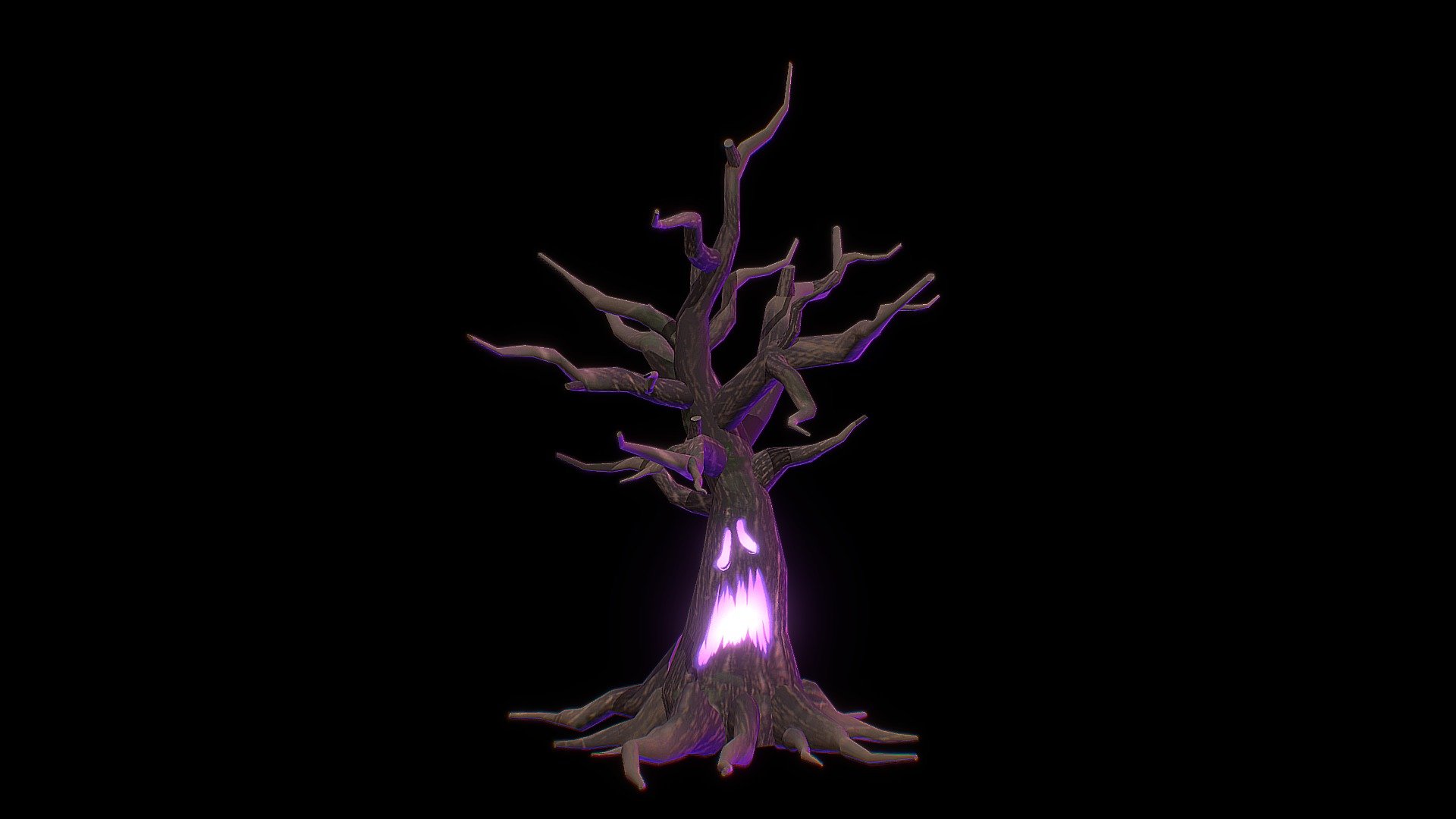 Spooky Tree (2) 3d model