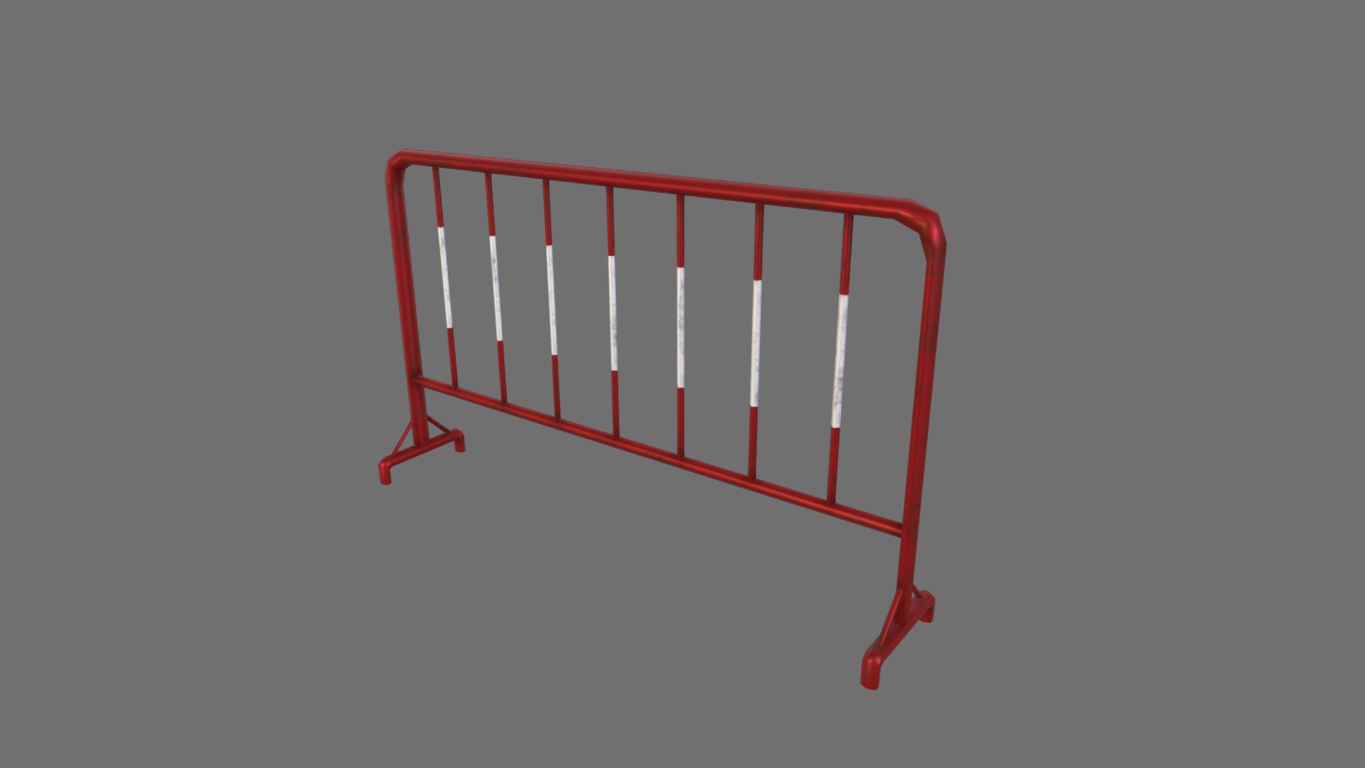 Fence model 04 3d model