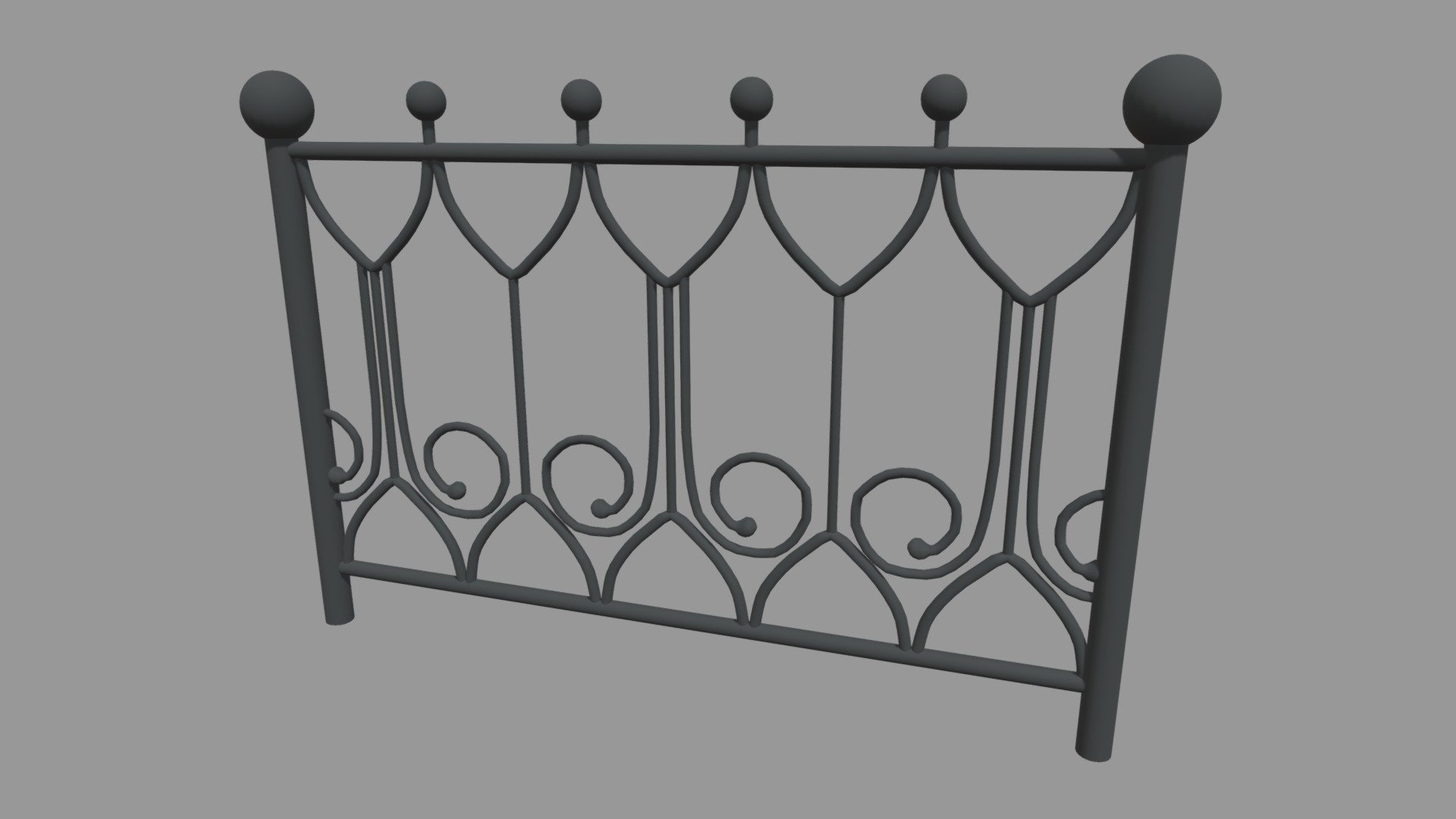 Fence 012 3d model