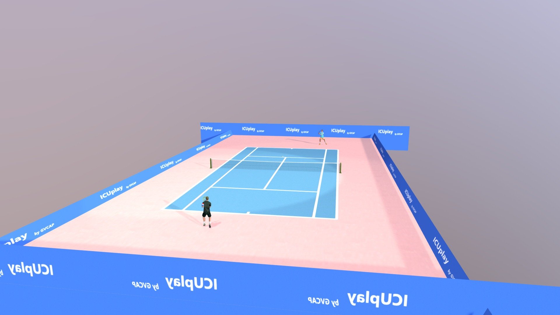 professionnal tennis 3d model