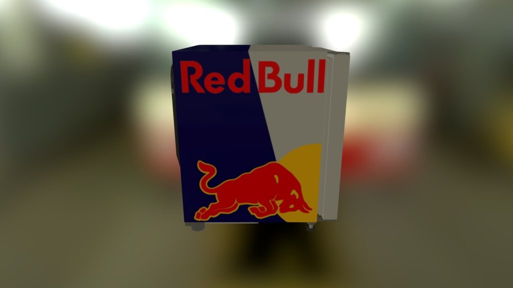 Red Bull 3d model