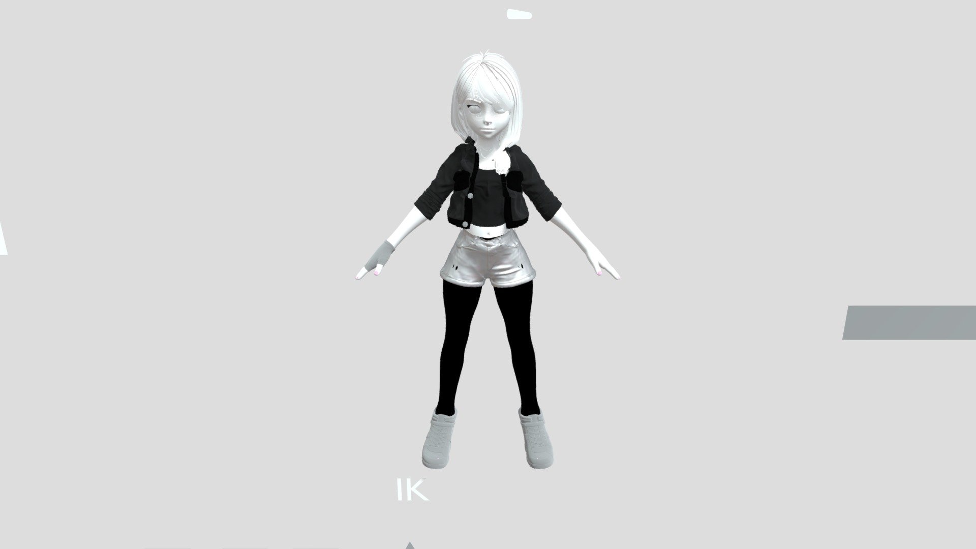 Game Girl 4.1 Test 3d model