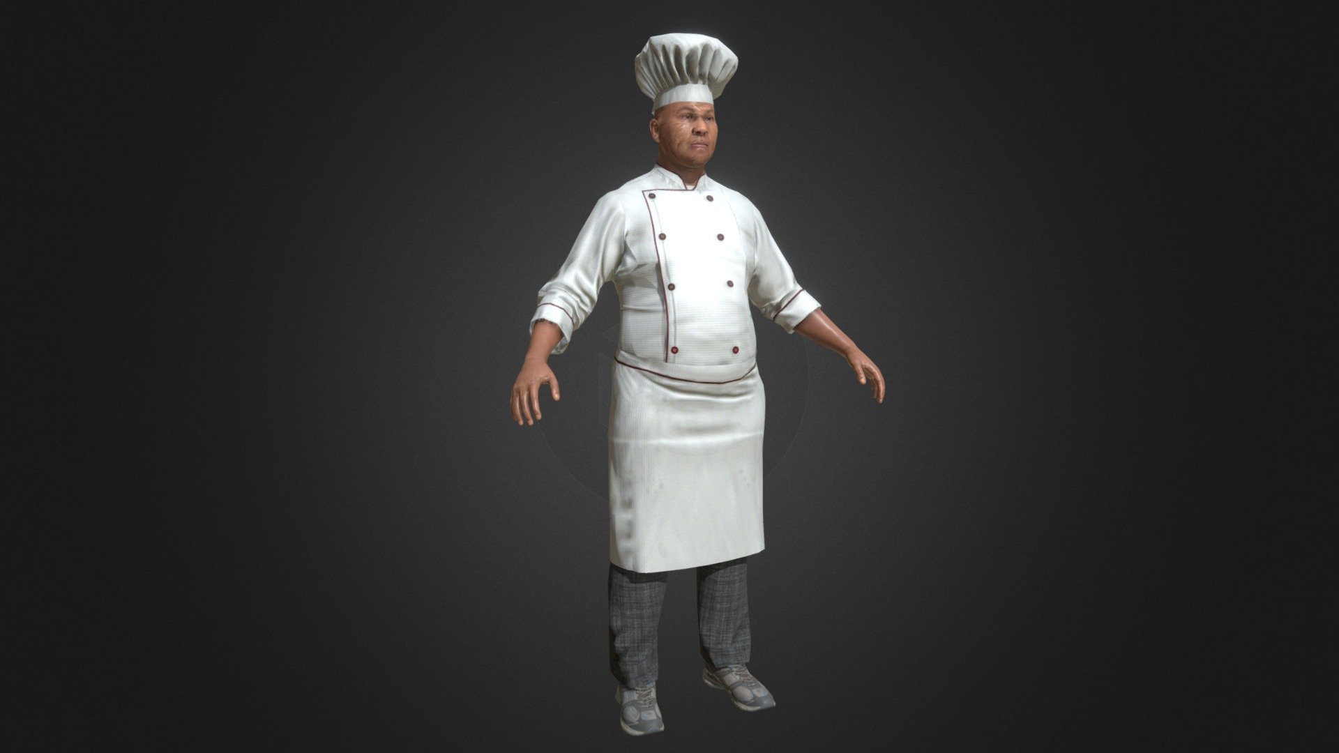 Chef 3d model