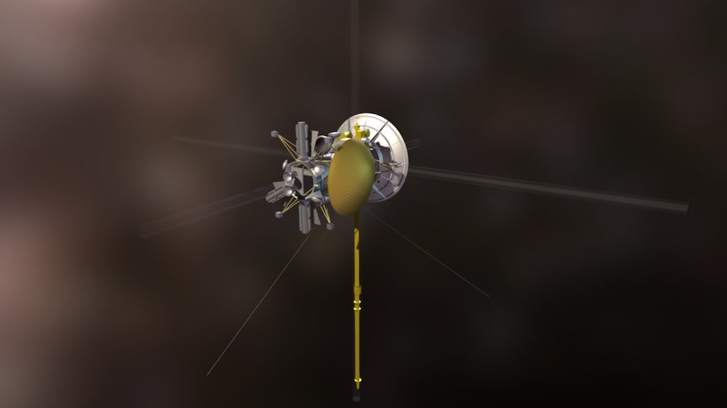 Cassini Huygens 3d model