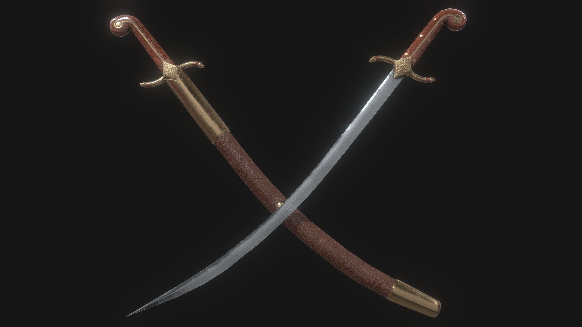 PBR Sabre 3d model