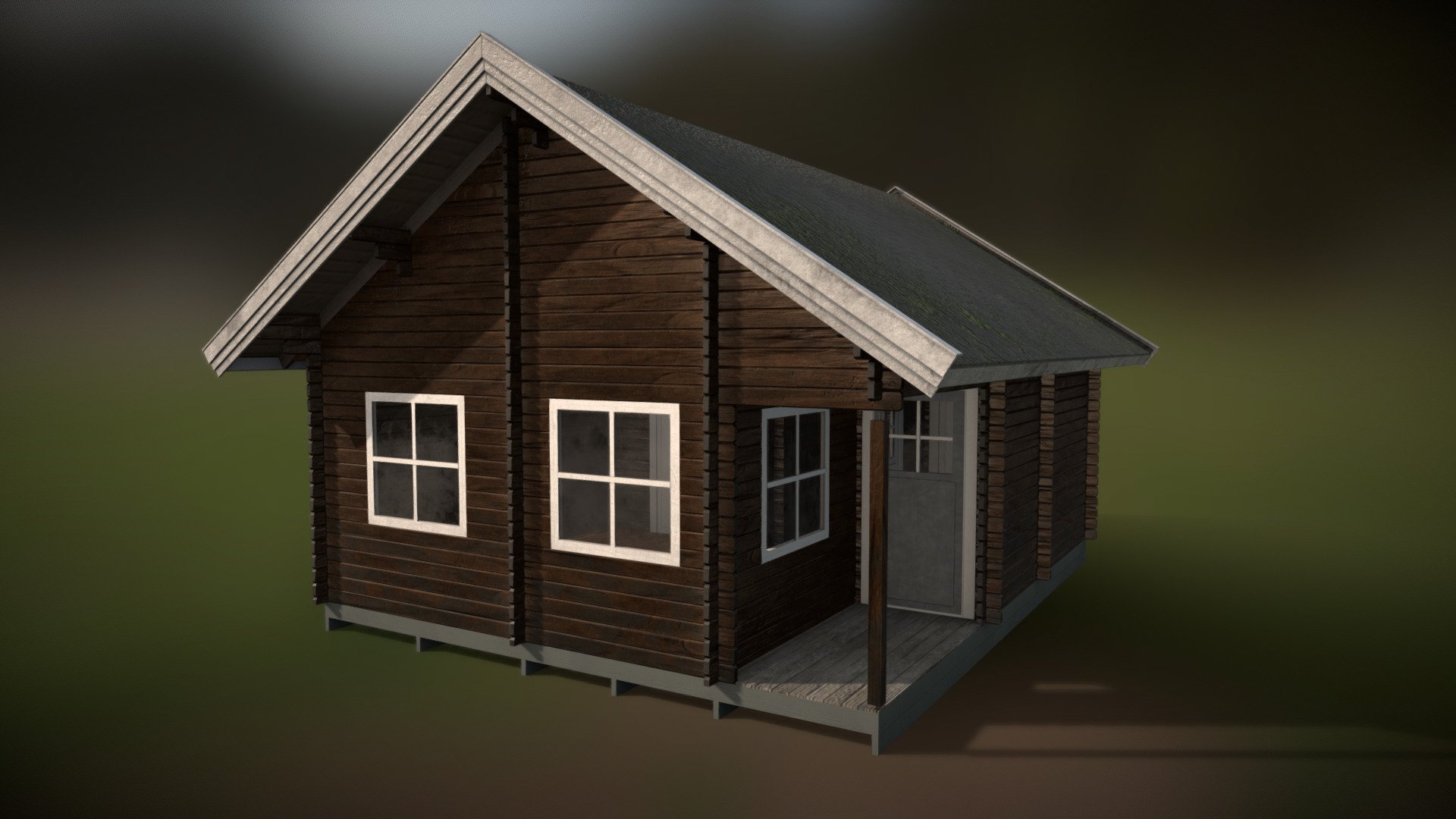 cabin hannele 3d model