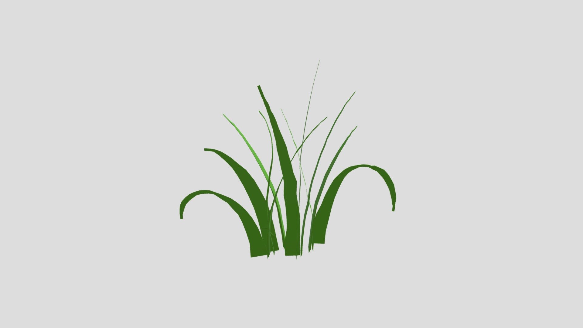 Grass (low poly) 3d model