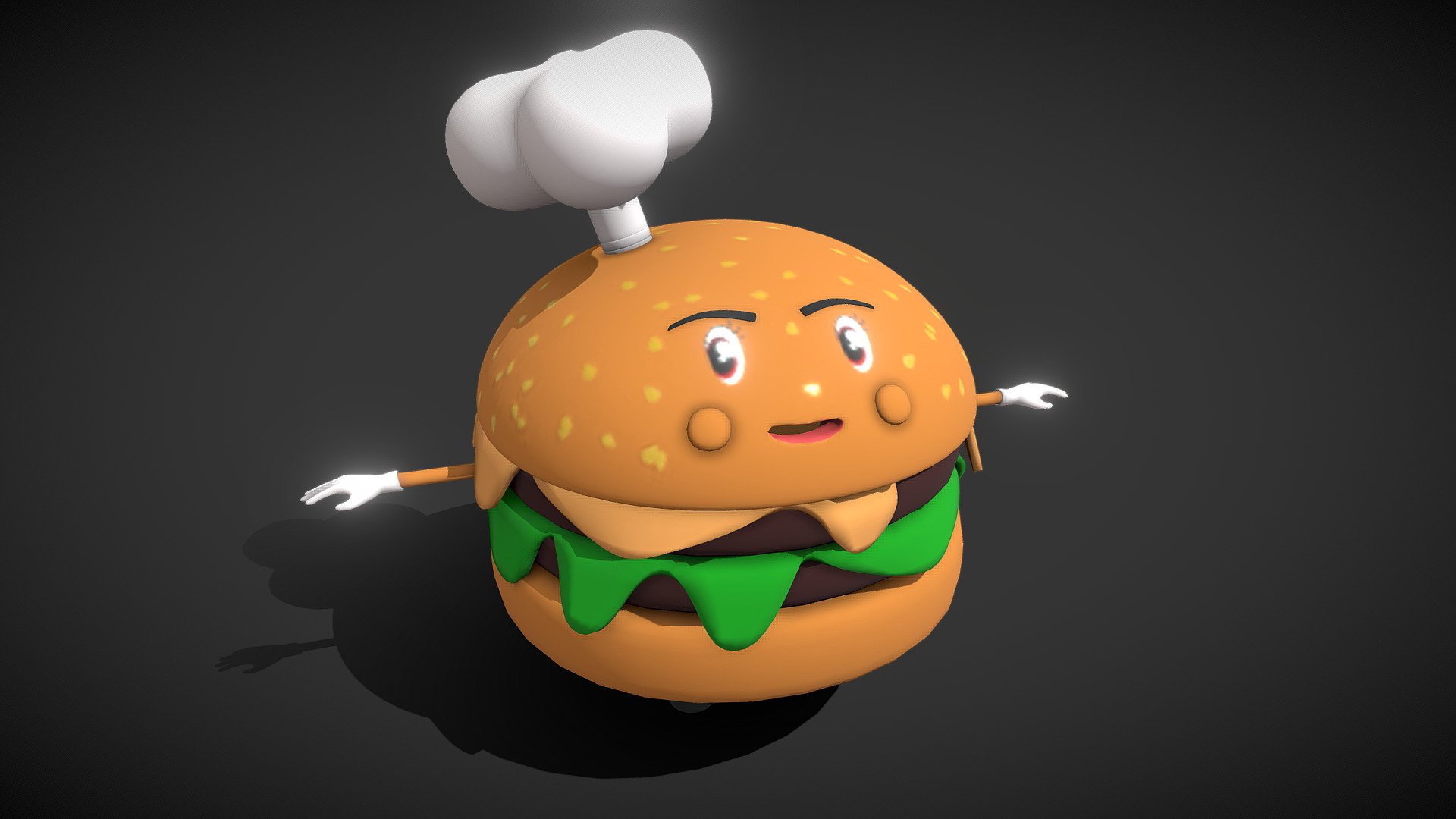 Burger 3d model