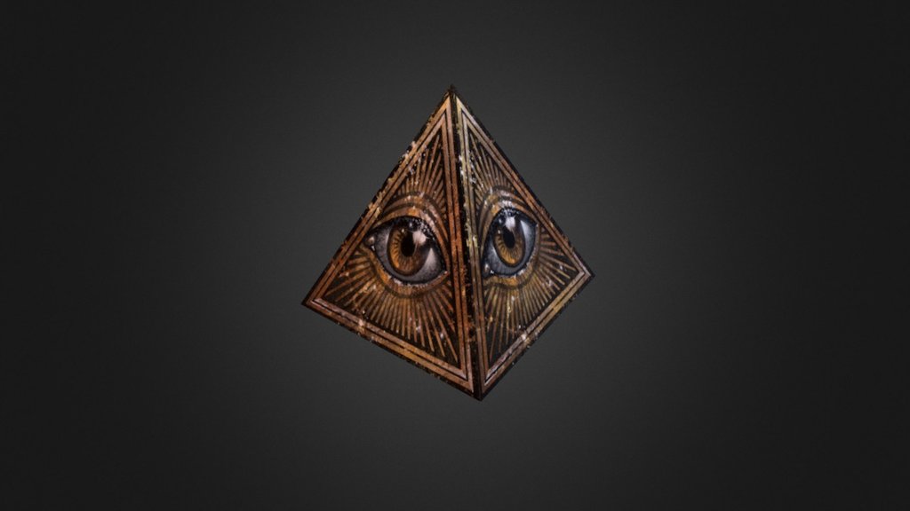 Piramidy Illuminati 3d model