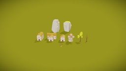 Lowpoly Village Starter Kit