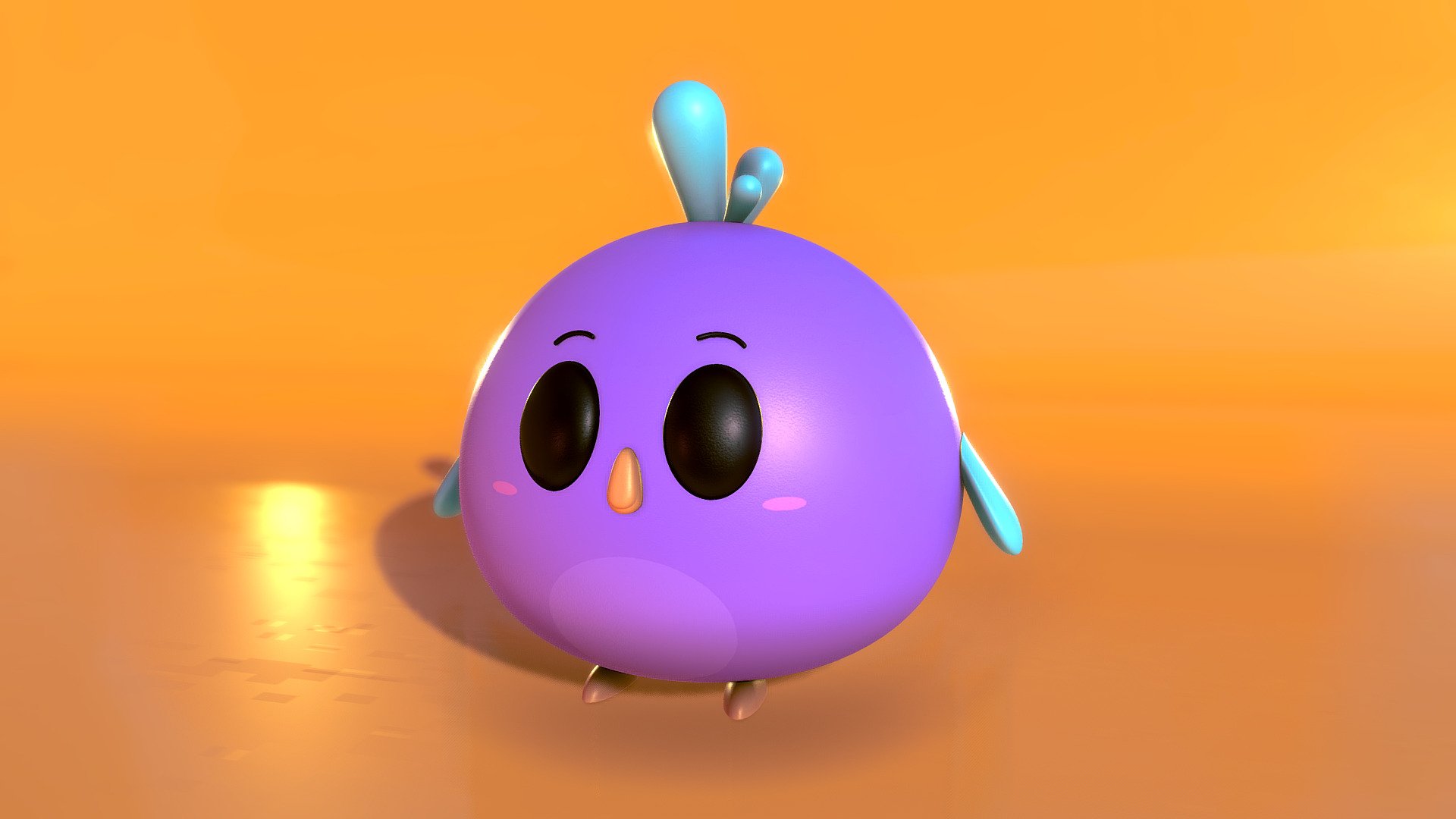 Bird Toy 3d model