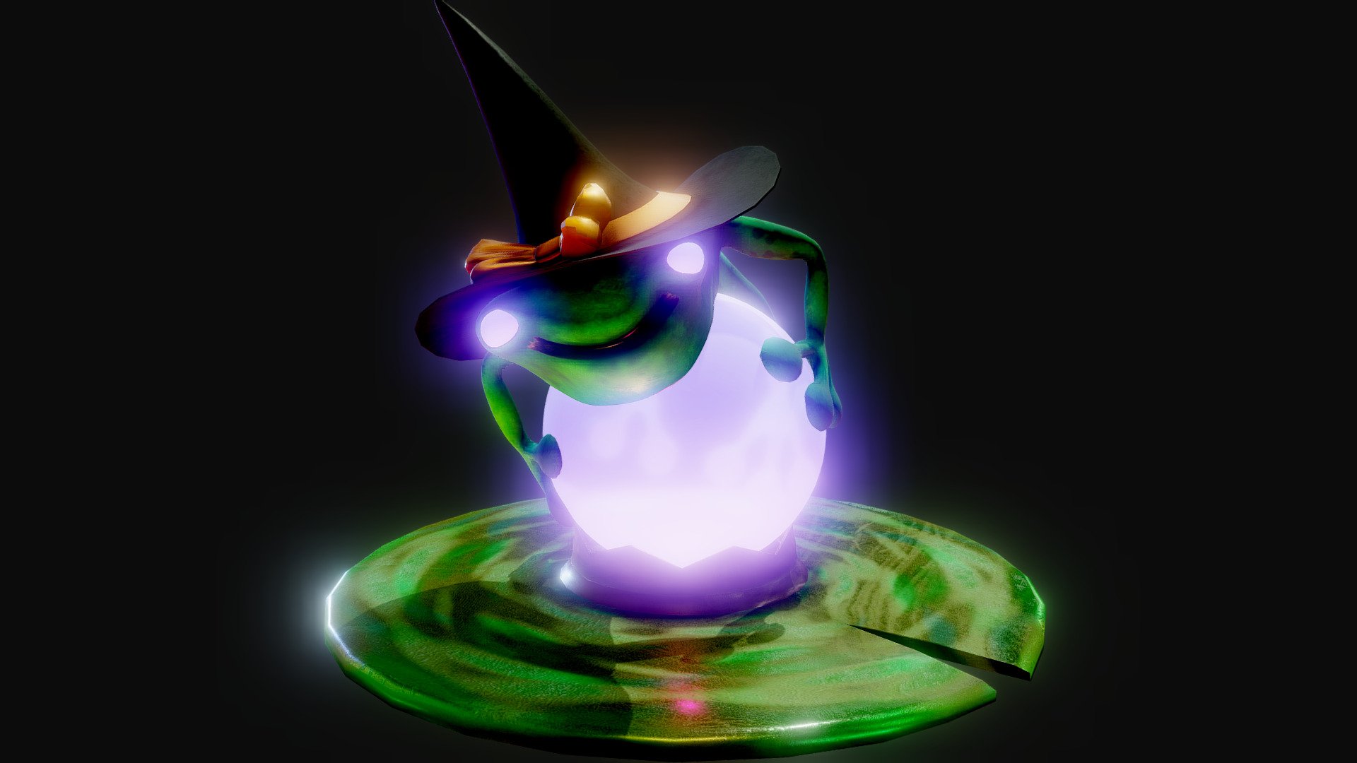 Frog Witch 3d model