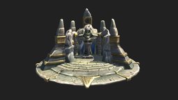 WOW FANART Alliance Praying Altar