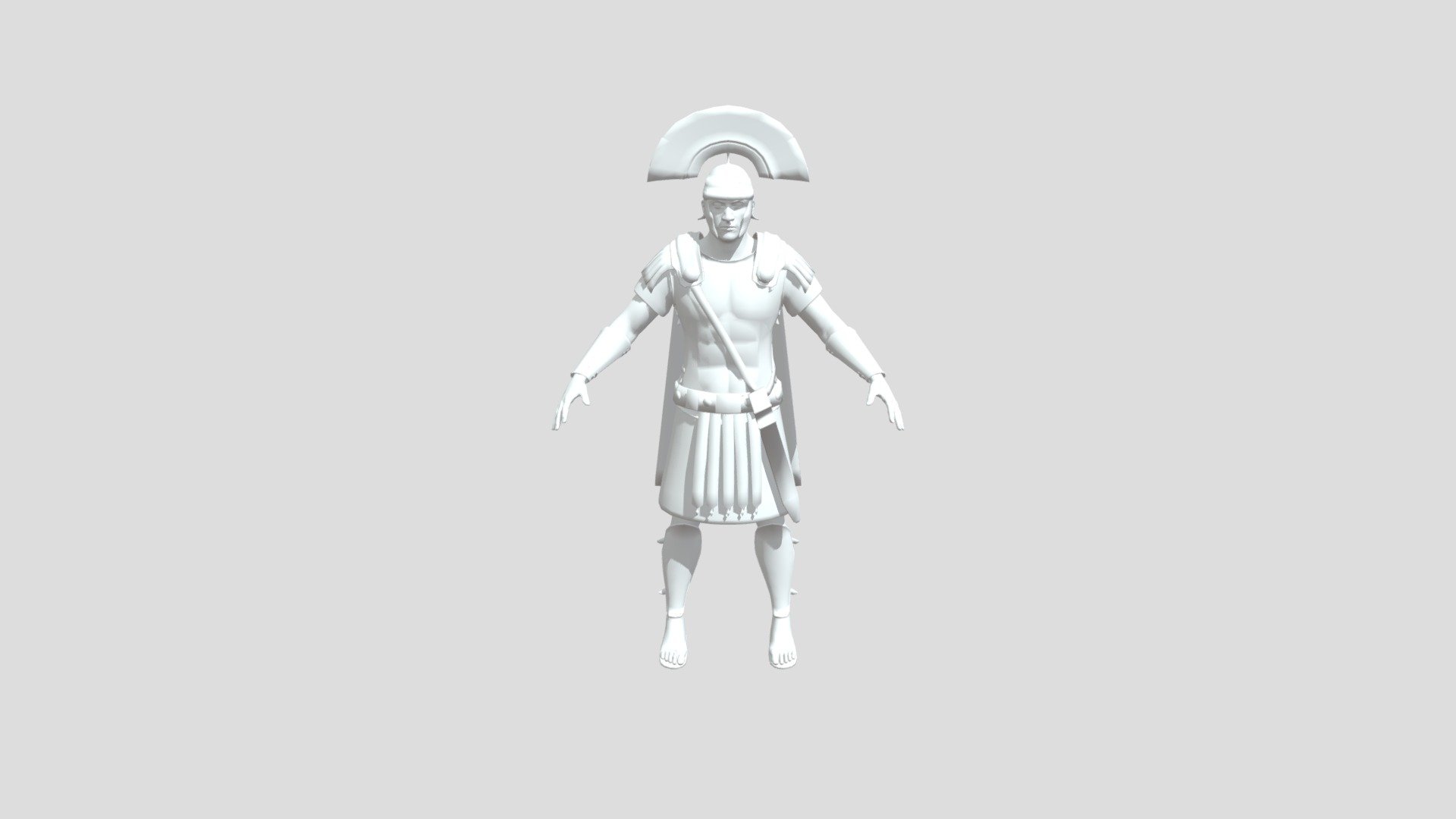 Roman Centurion (Reupload) 3d model