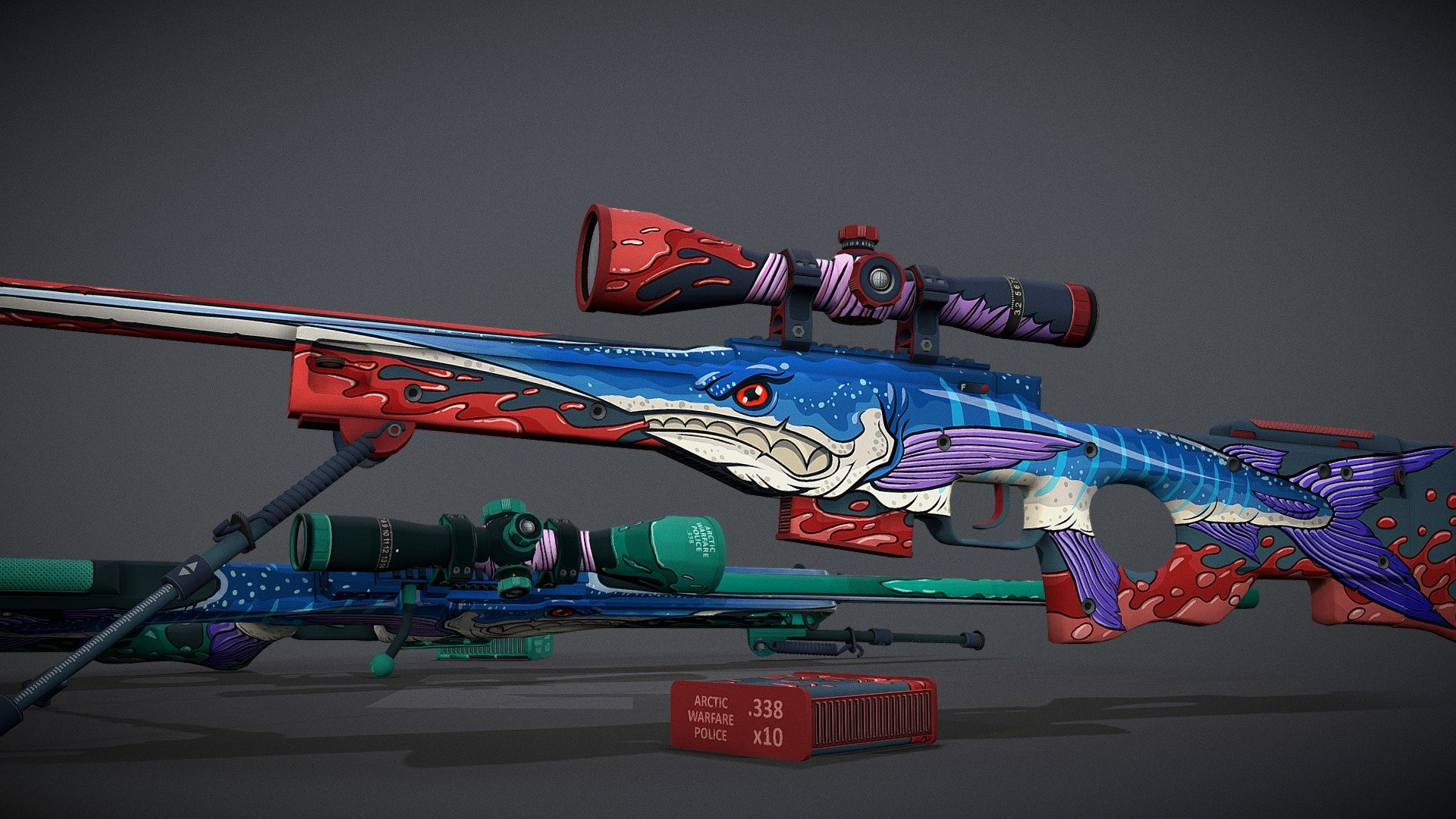 AWP | SEAS IMPALER 3d model