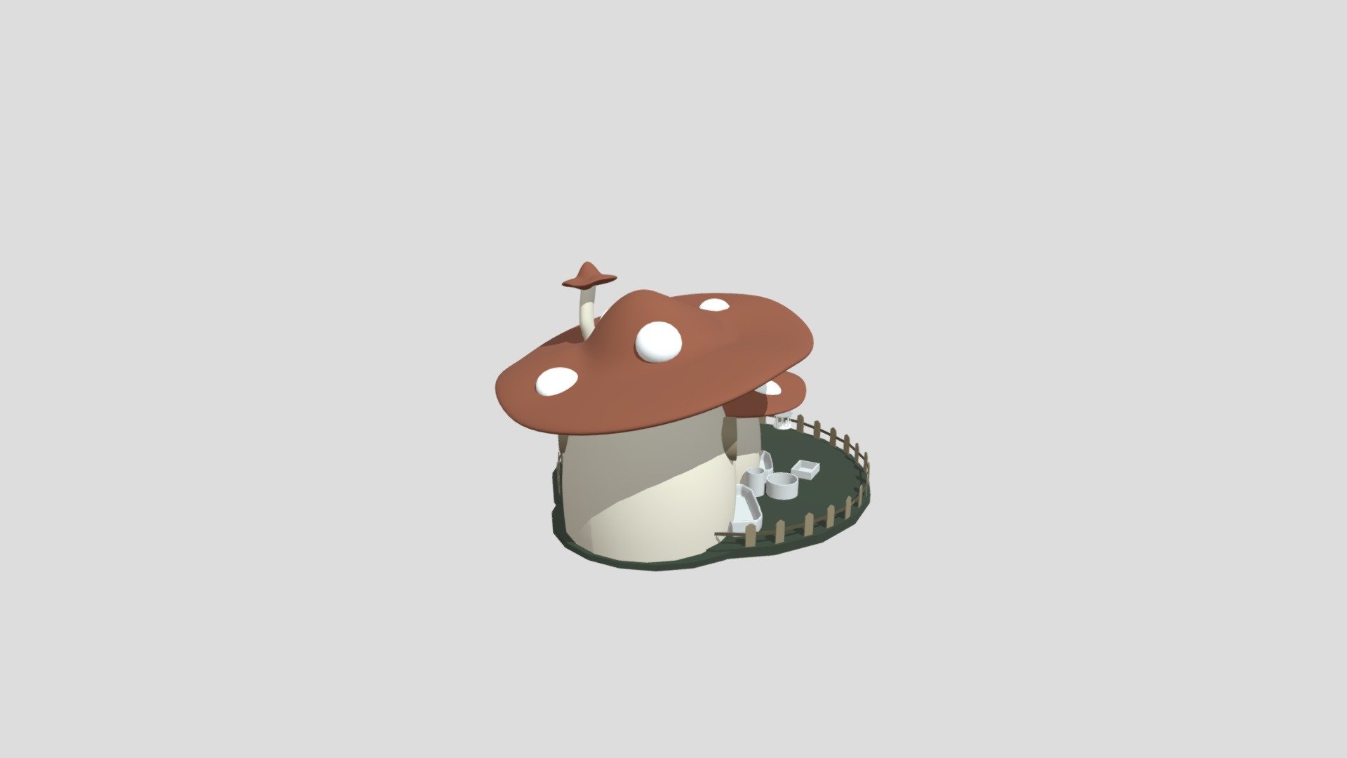 MUSHROOMHOUSE 3d model