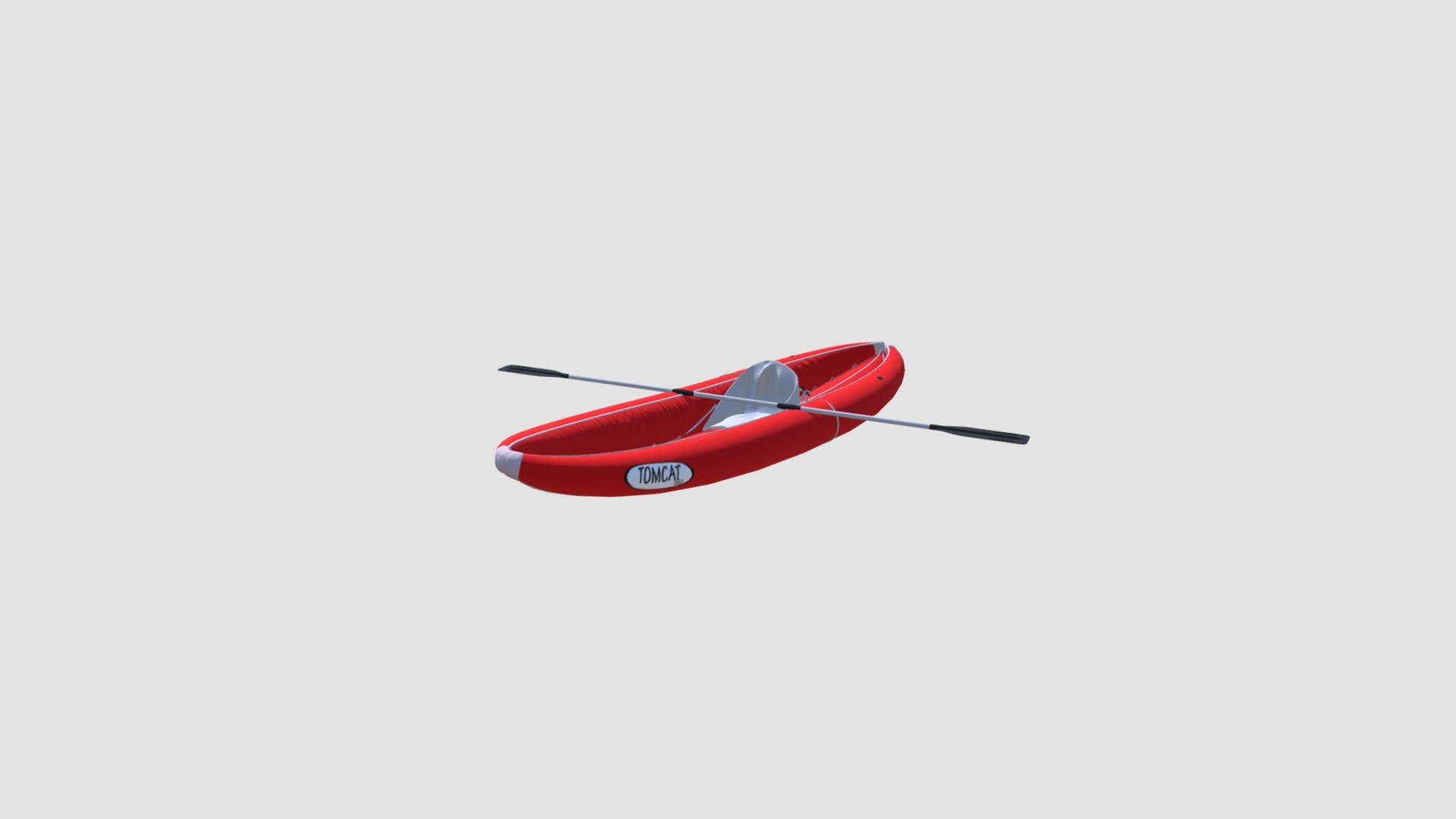 inflatable boat 3d model