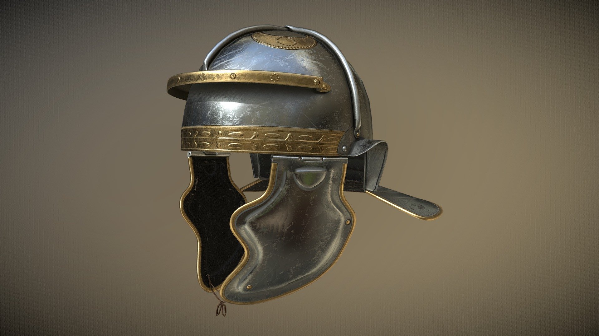 Roman Italic G Helmet 3d model