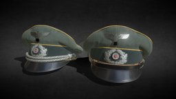 german officer cap