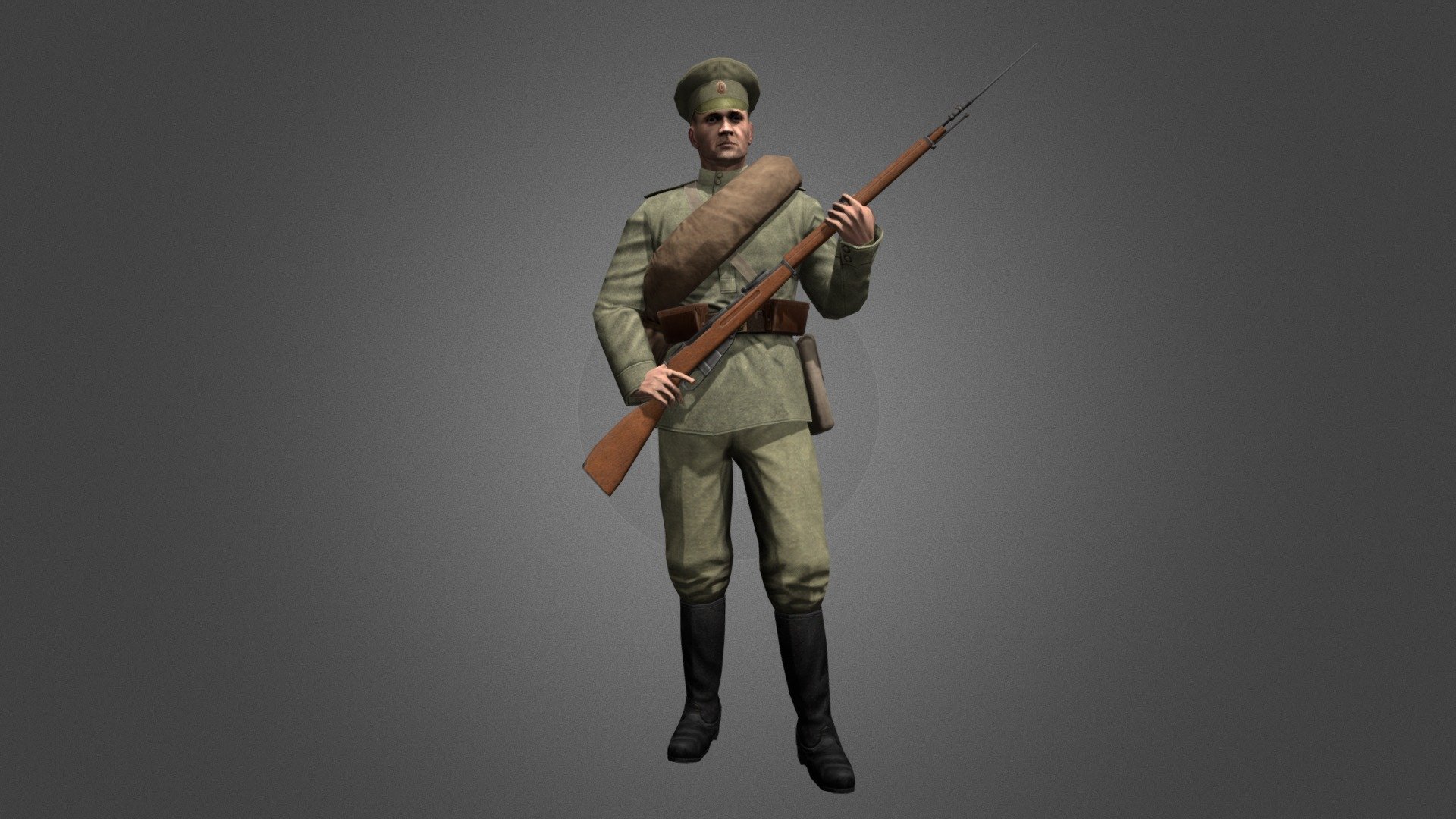 Russian Infantry 3d model