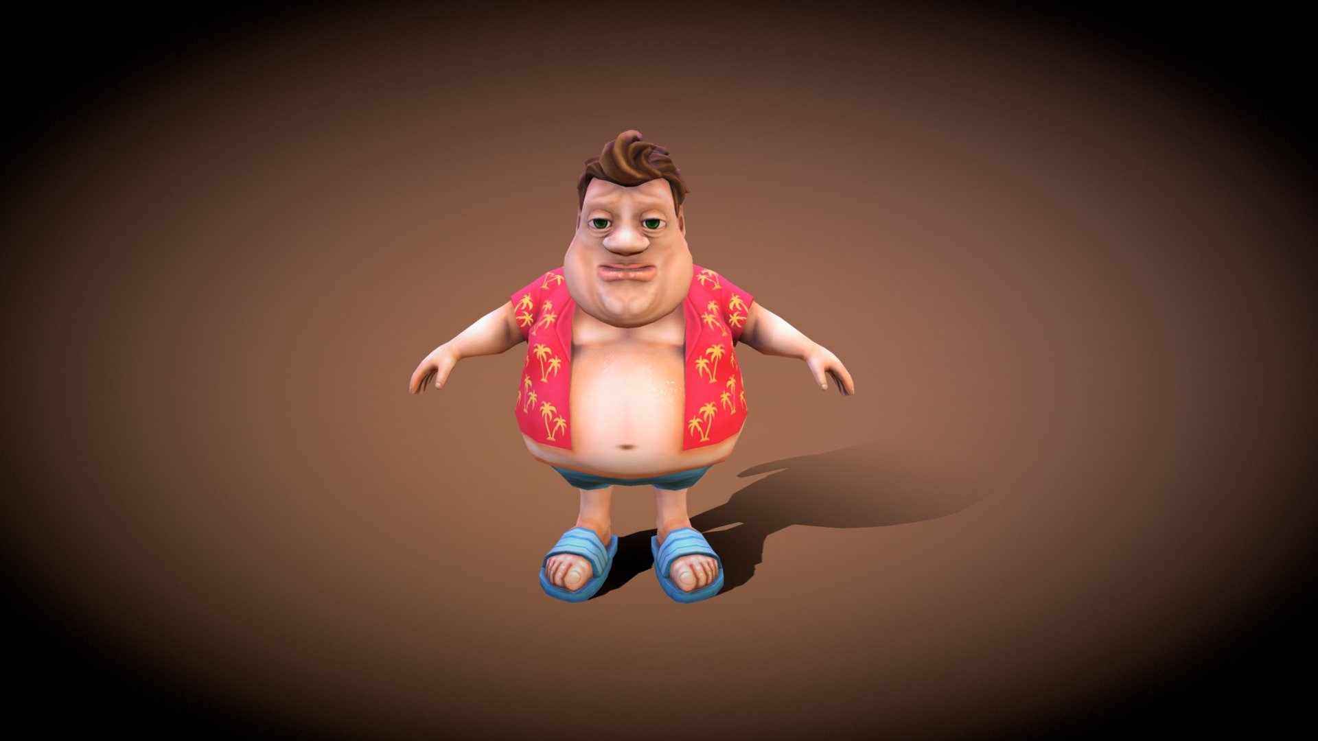 Fat Man 3d model