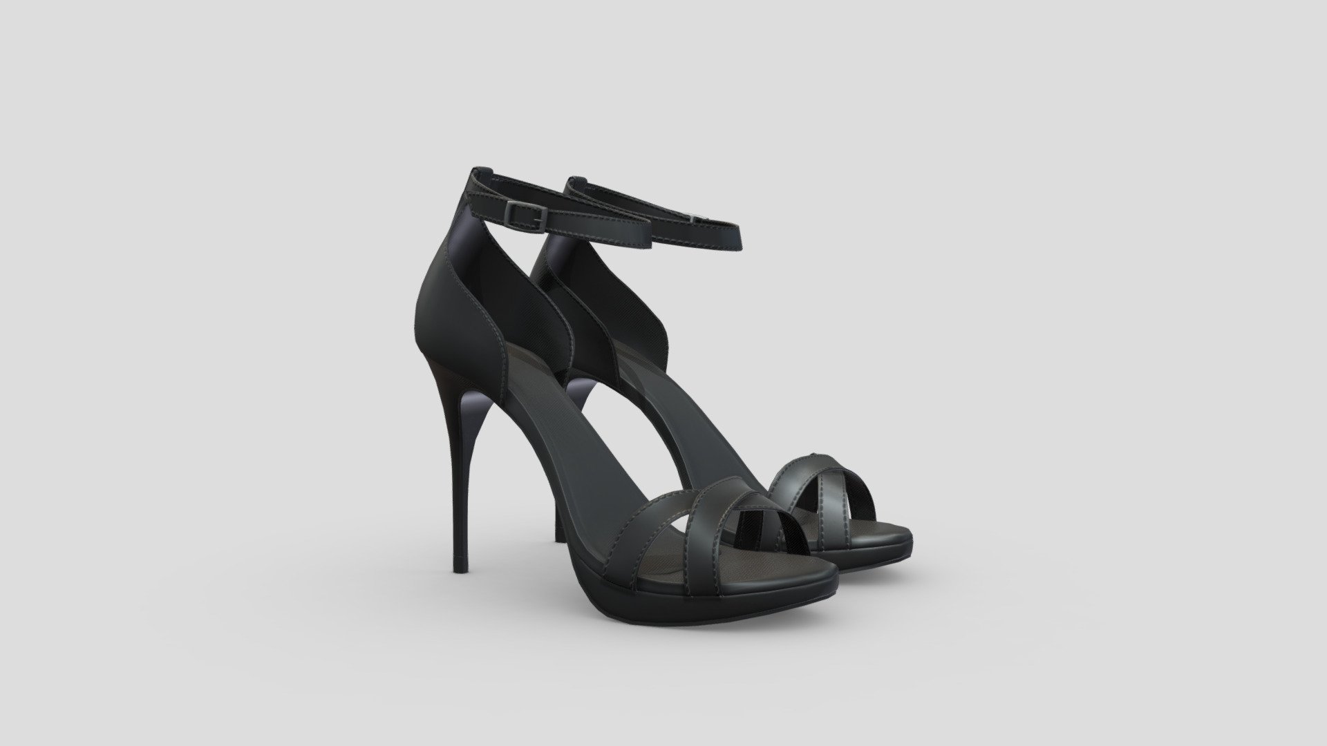 Beverly Hills Stepmom High Heel Shoes 3d model