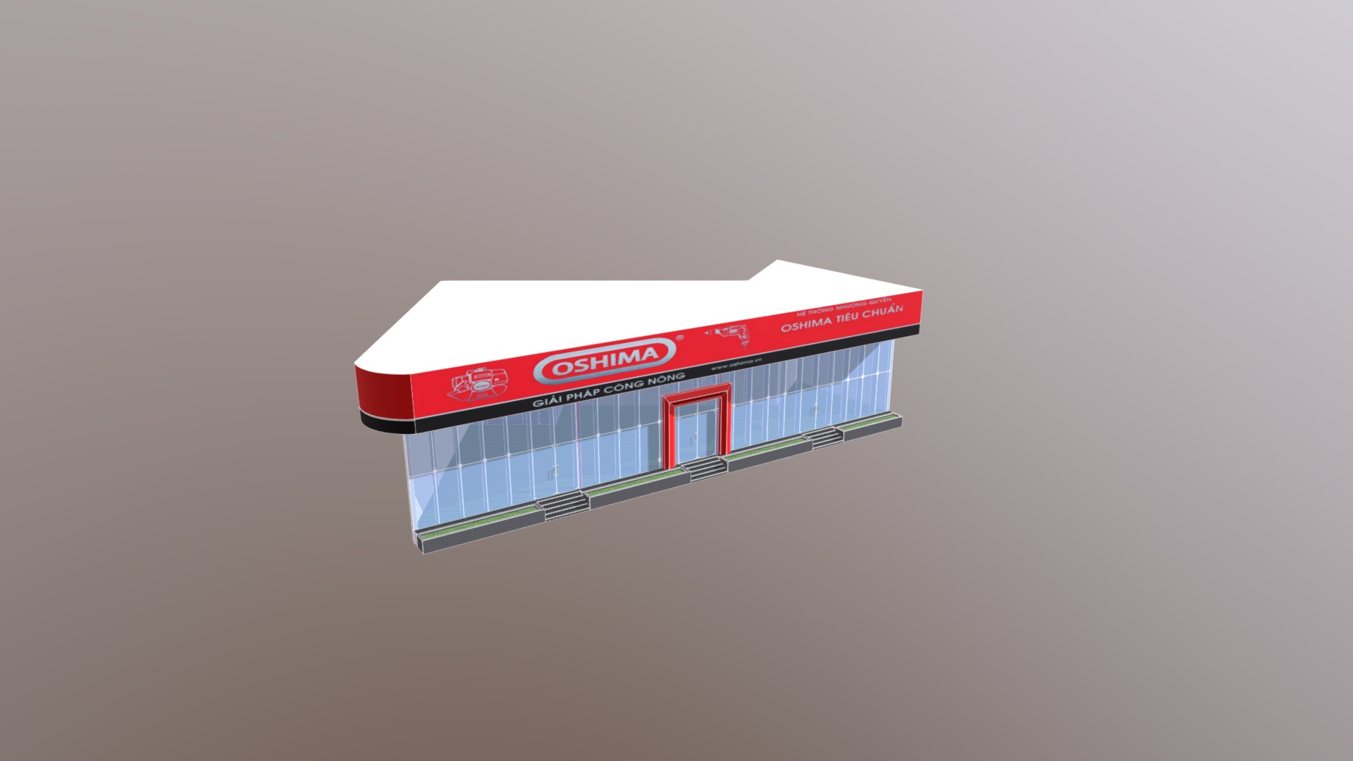 SHOWROOM CAO HUNG 3d model