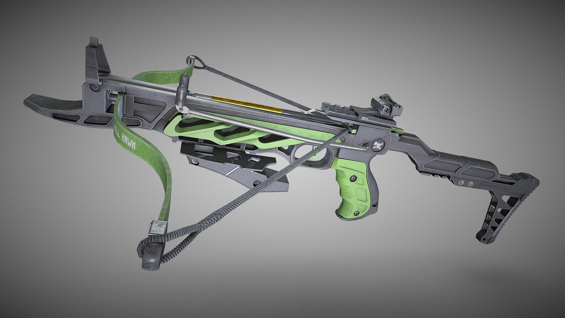 M48 Hell Hawk Assault Crossbow 3d model