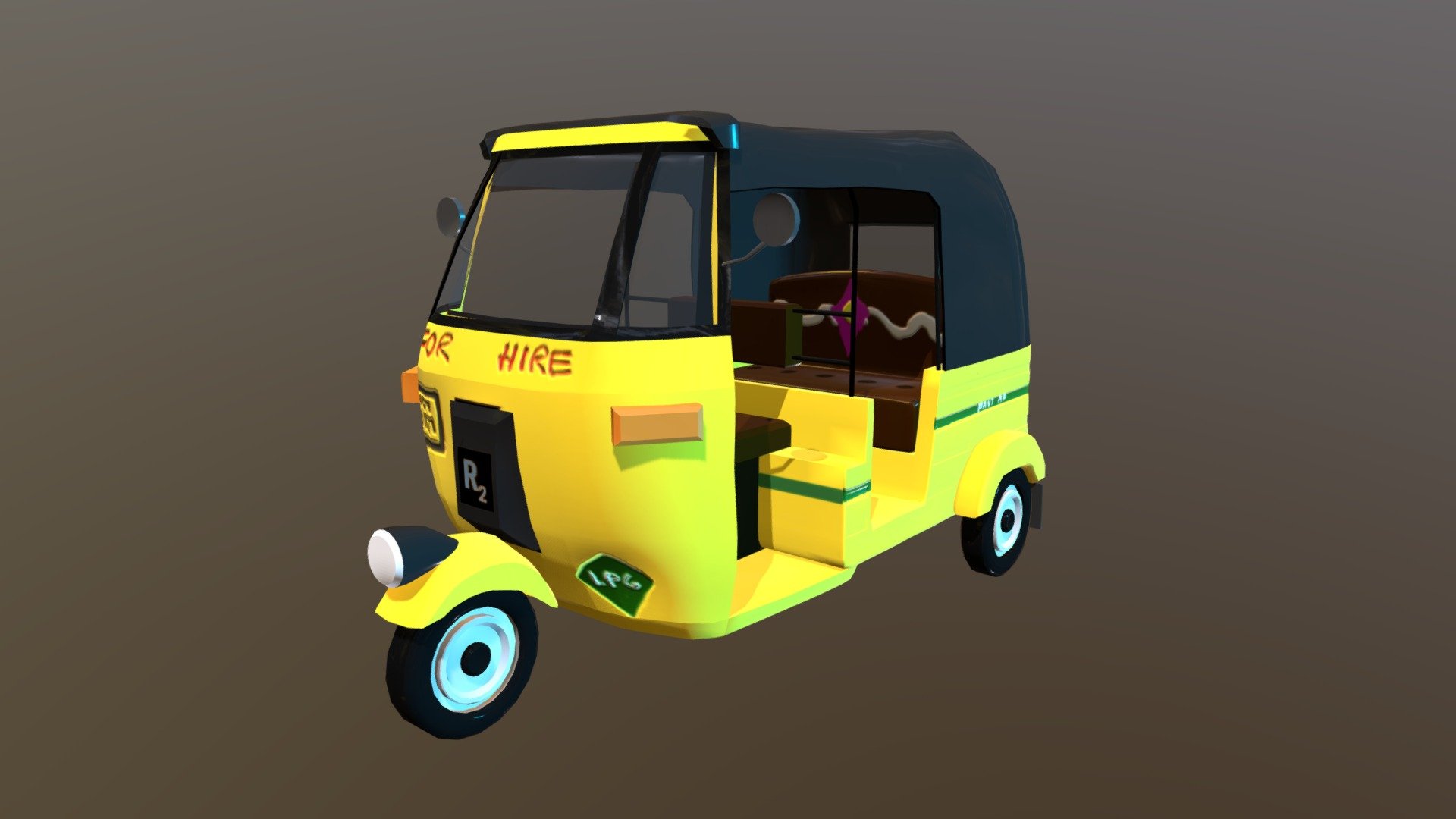 Auto Rickshaw 3d model