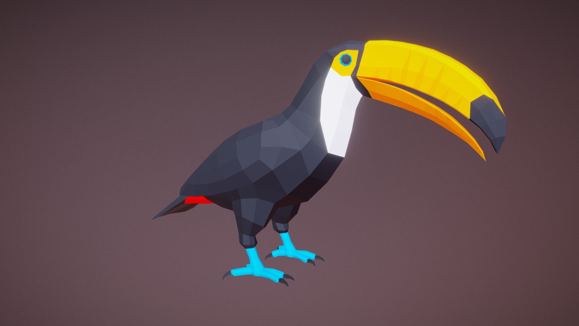 Toucan (by Naomi Chen, CC-BY) 3d model